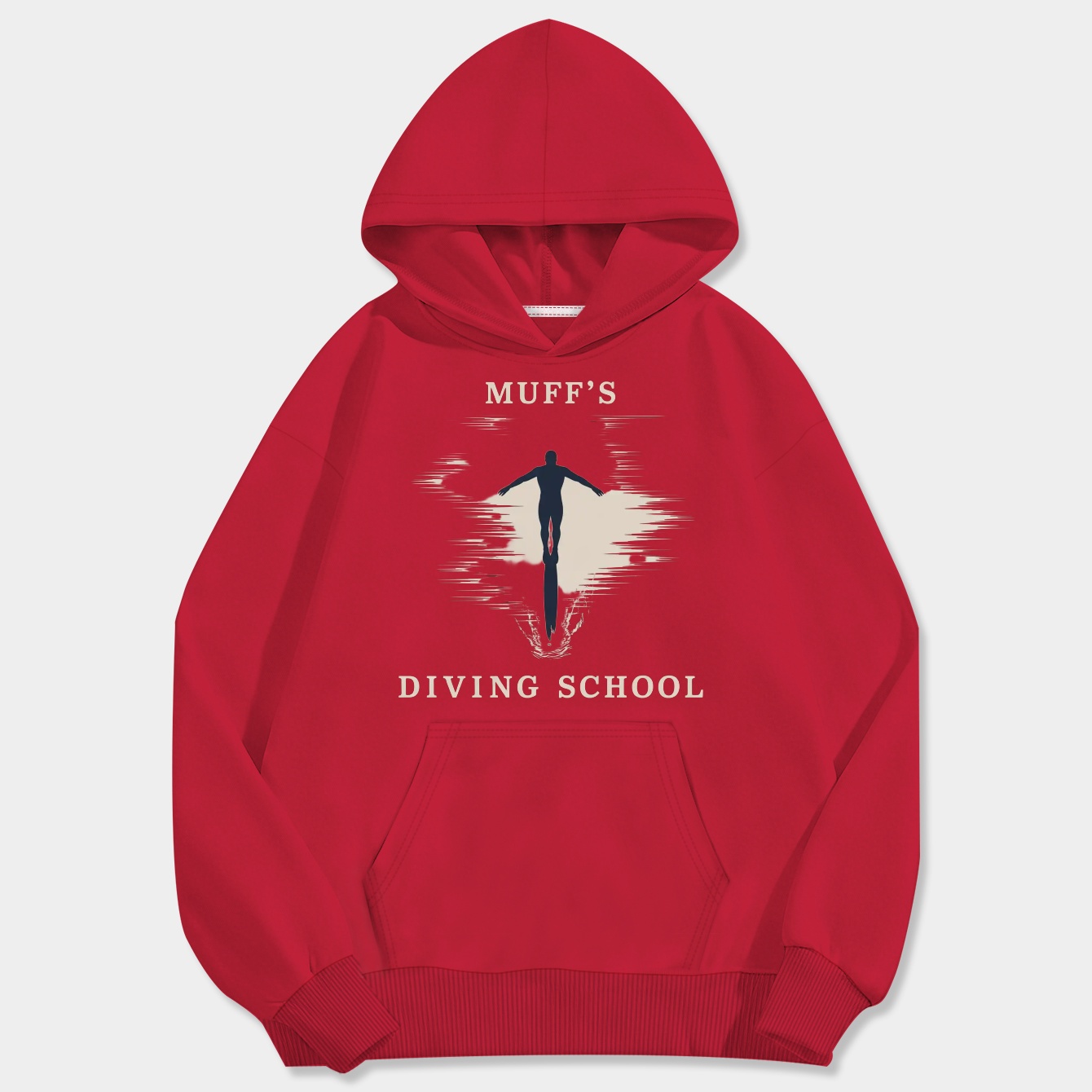 Muff's Diving School Men's Big & Tall Hoodie