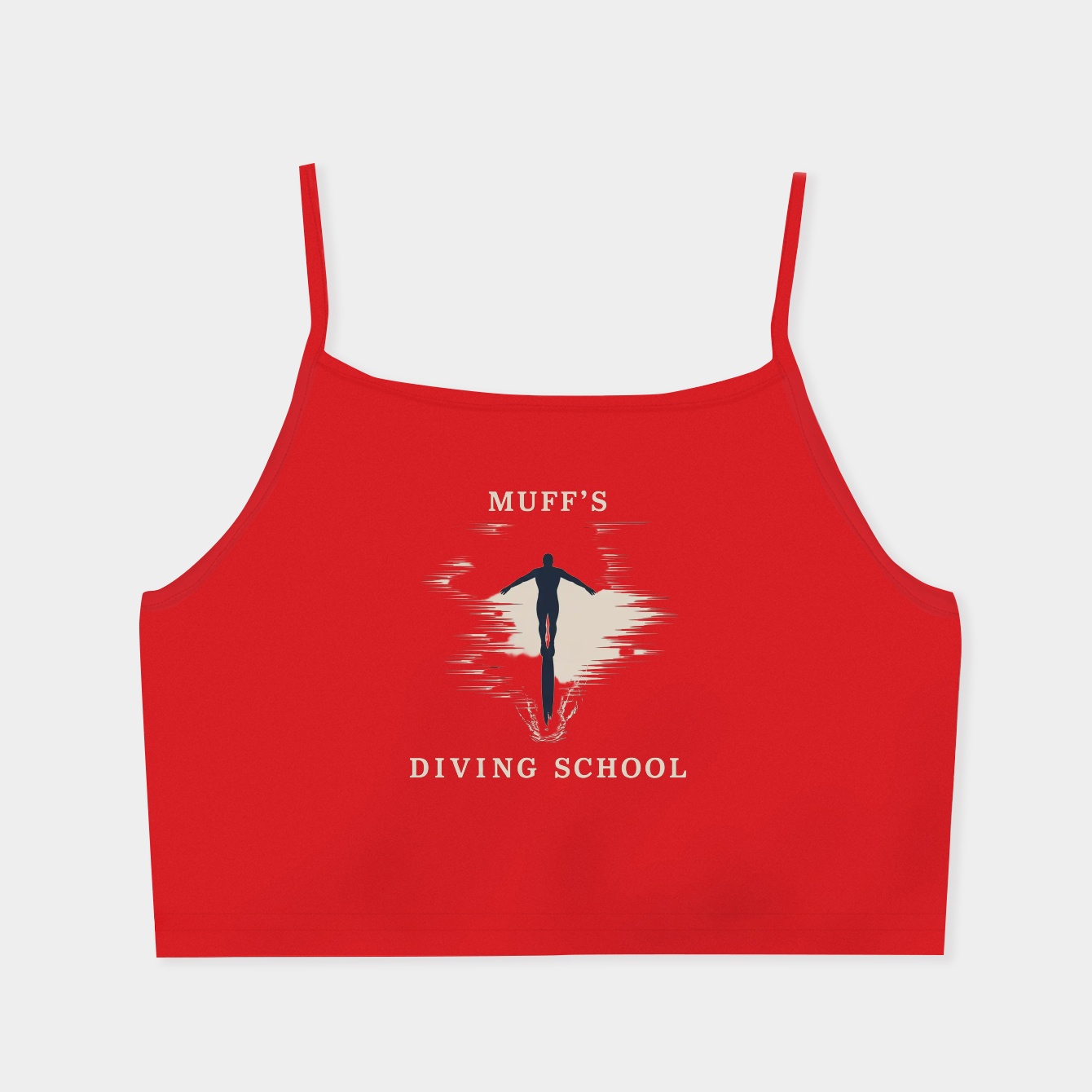 Muff's Diving School Women's  Spaghetti Strap Tank Top