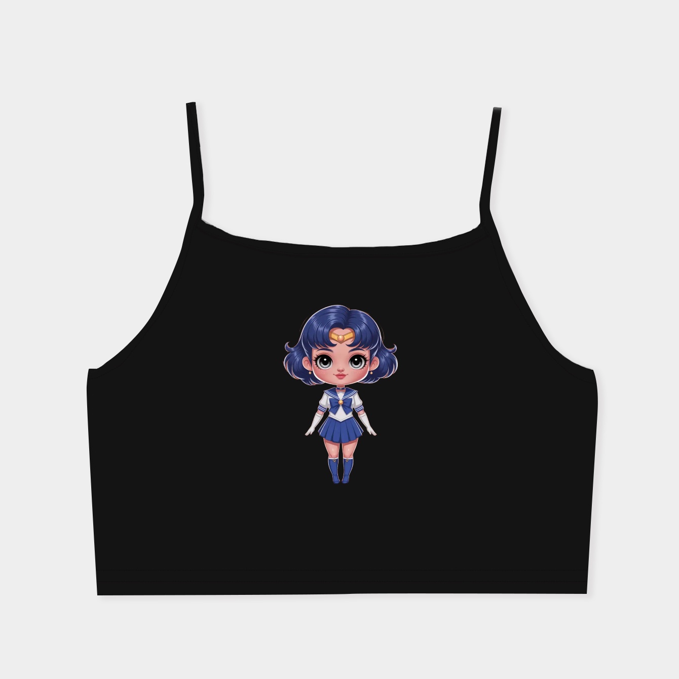 Sailor Mercury Chibi Women's  Spaghetti Strap Tank Top