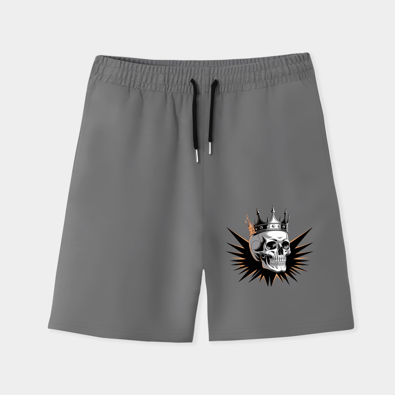 Espada 2 Skull Crown Men's Quick-Dry Athletic Shorts