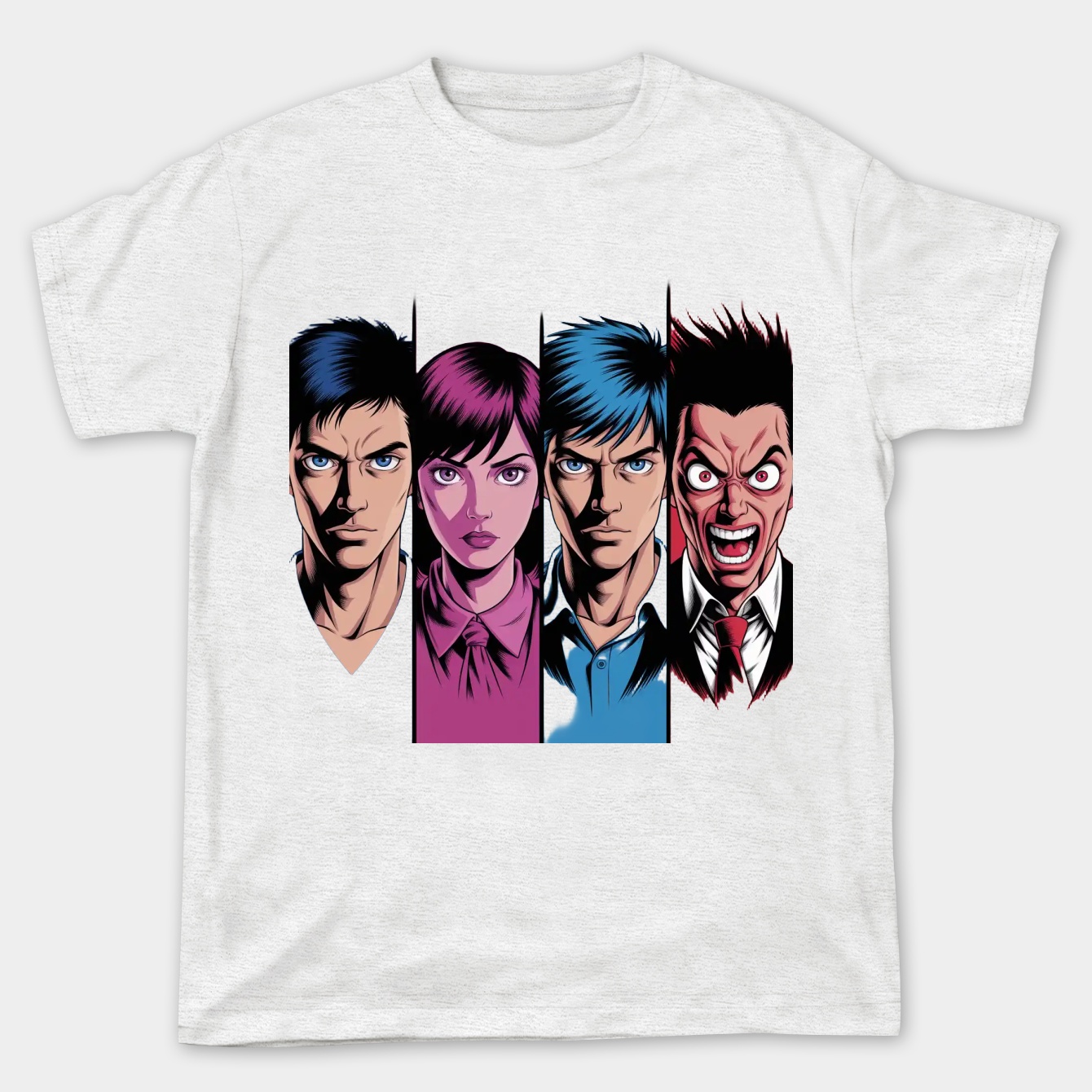 Dandadan Anime Faces Pop Art Women's Plus Size T-shirt