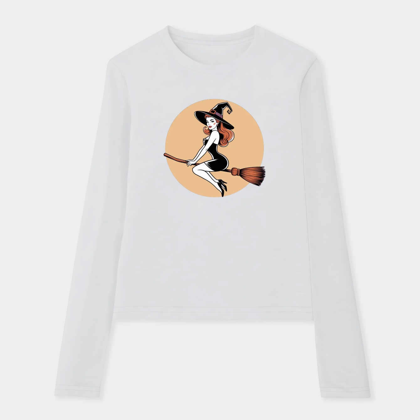 Witch Pinup Moonlight Ride