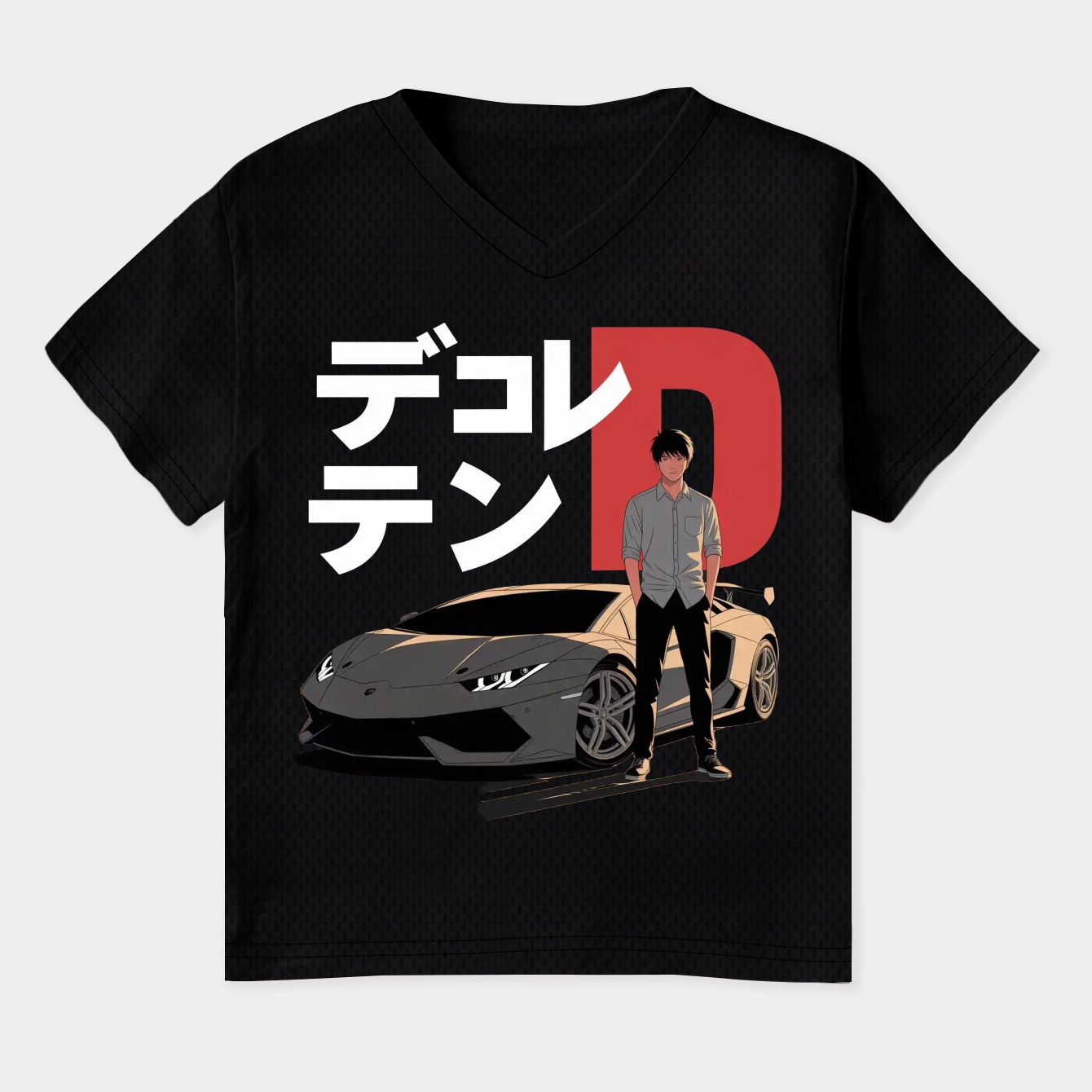 Initial D Takumi Women's Plus Size V-Neck T-Shirt