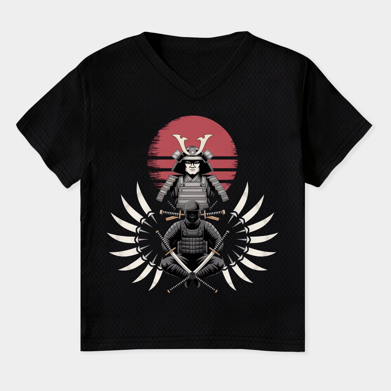 samurai d and w Women's Plus Size V-Neck T-Shirt