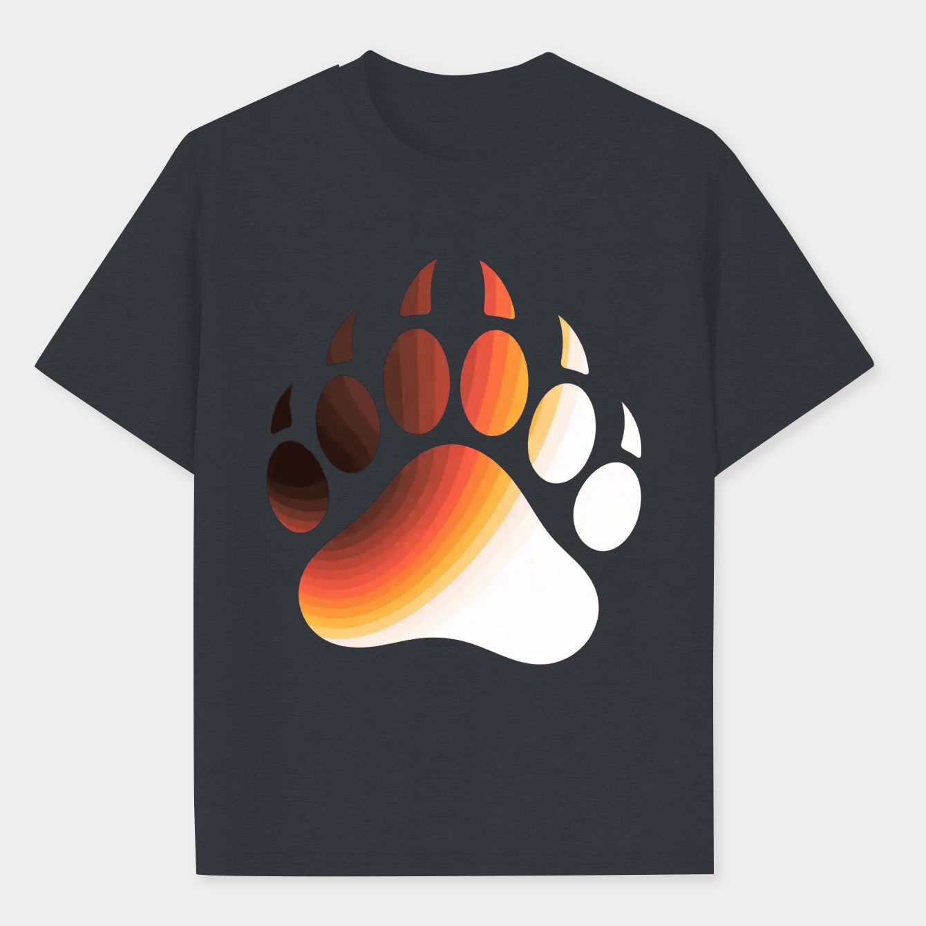 Bear Pride Paw Print Design
