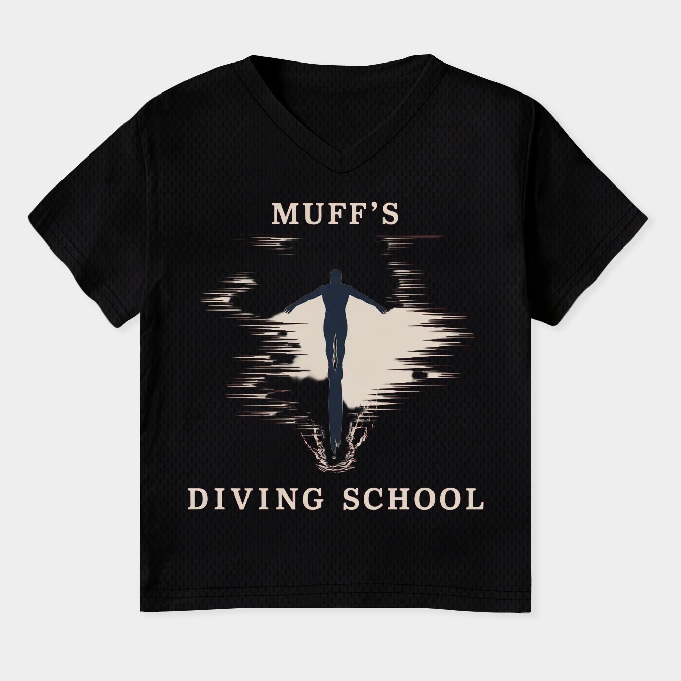 Muff's Diving School Women's Plus Size V-Neck T-Shirt