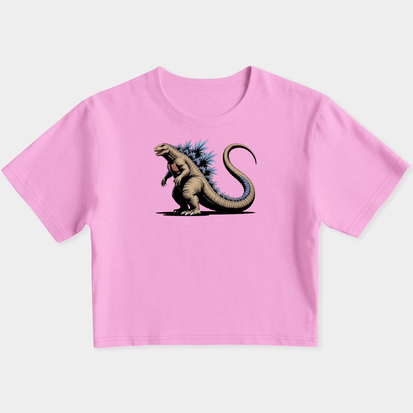 Godzilla Creature by Pollux Women's Slim Fit Baby Tee