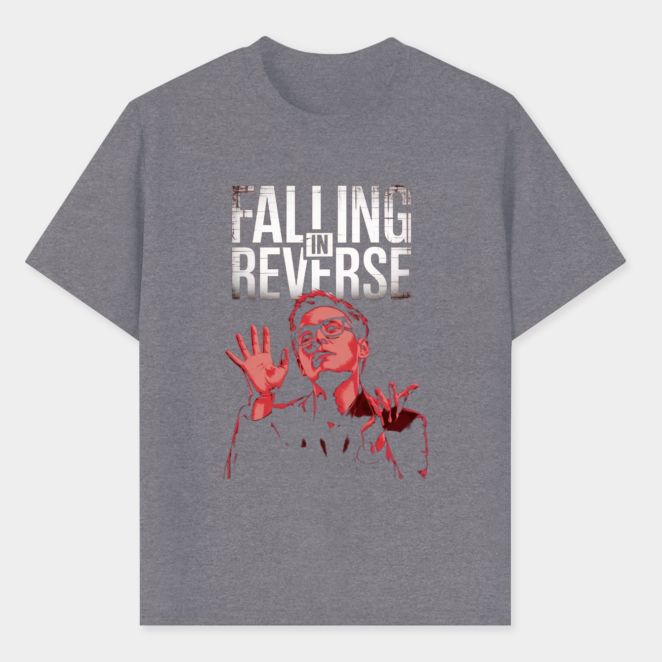 Flip the Script with Falling In Reverse Men's T-Shirt
