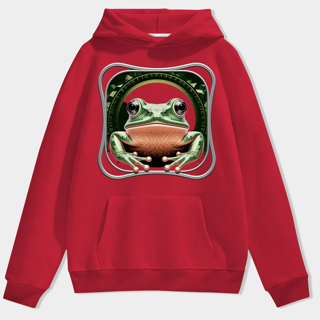 Bloopin Frog Green Portrait