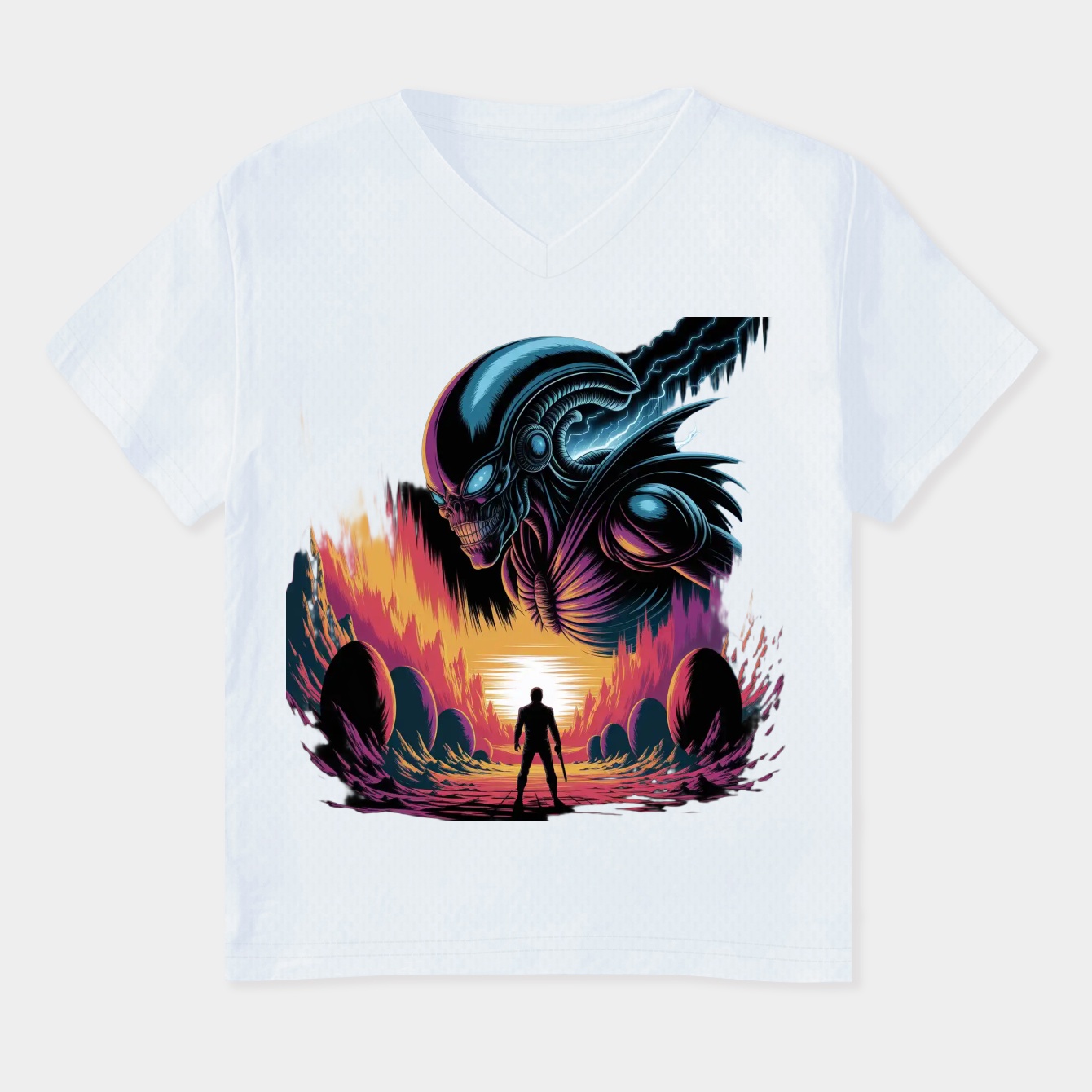 Alien, you shall not pass Women's Plus Size V-Neck T-Shirt