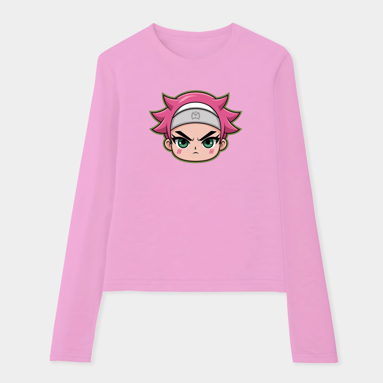 Sakura with a chibi style Women's Soft Long Sleeve T-Shirt