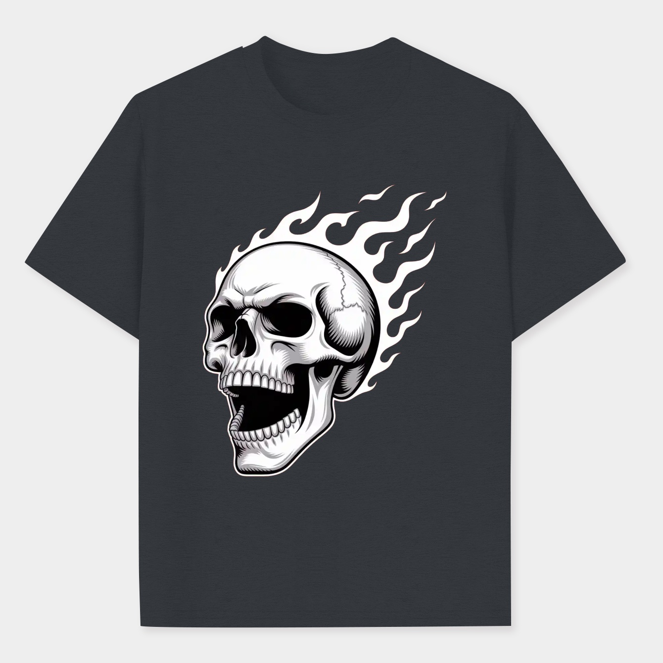 Ghost Rider Skull Flame Men's Performance Athletic T-Shirt