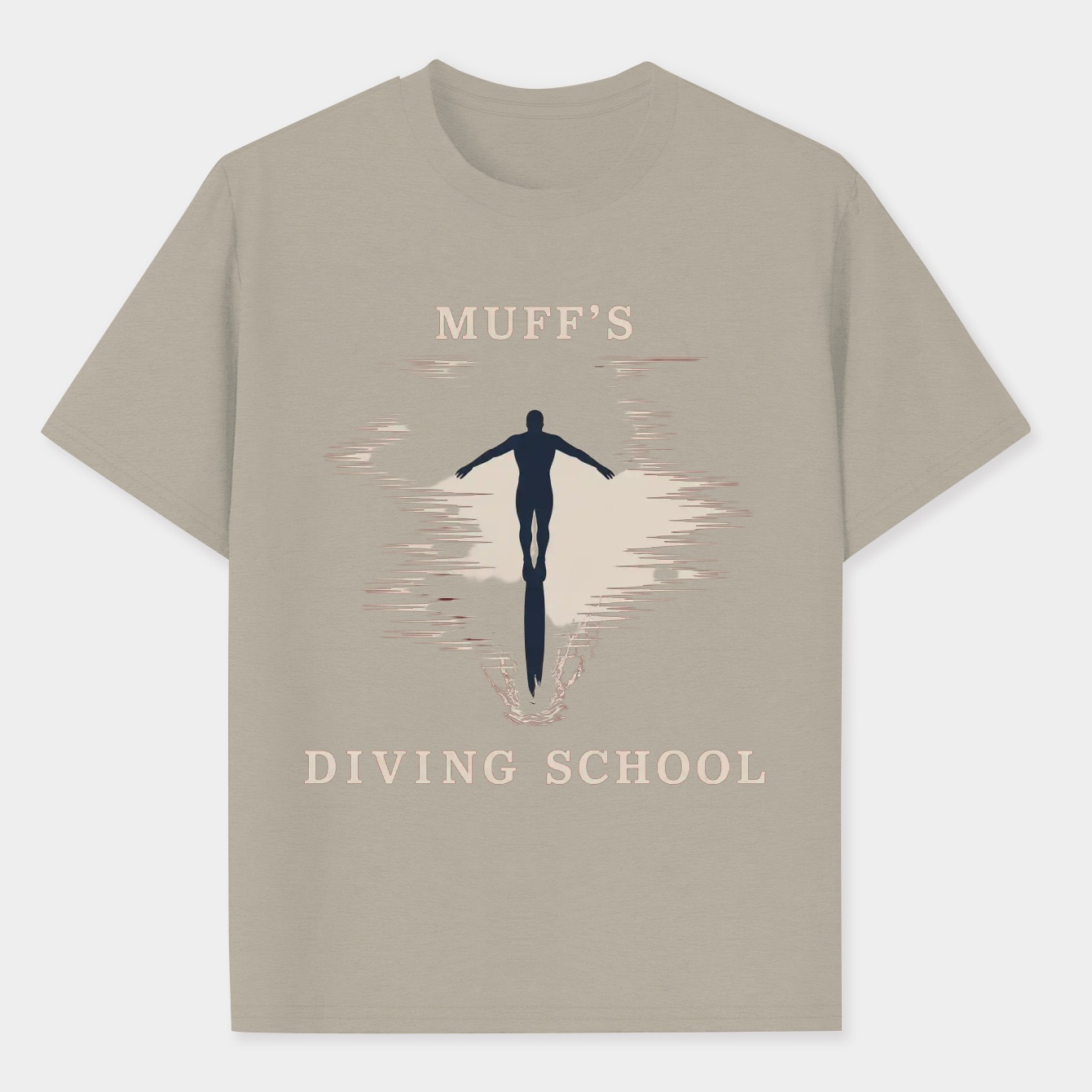 Muff's Diving School Men's Performance Athletic T-Shirt