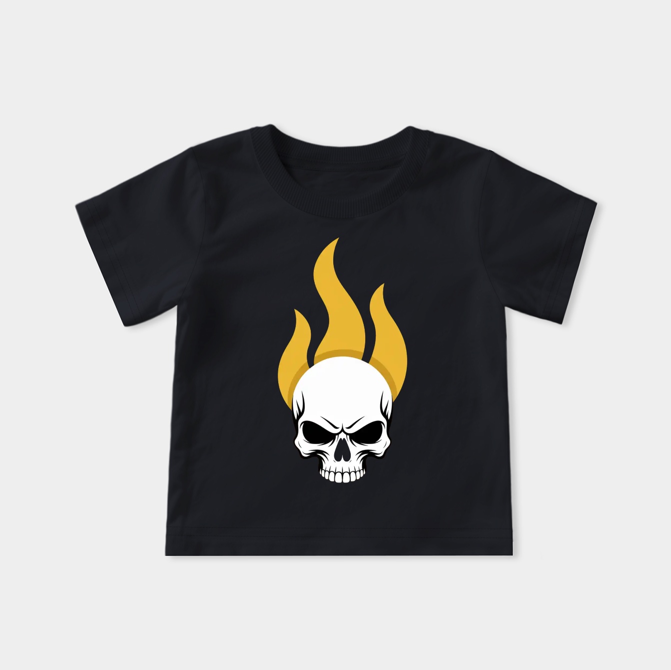 Ghost Rider Skull Flame Youth Classic T-Shirt