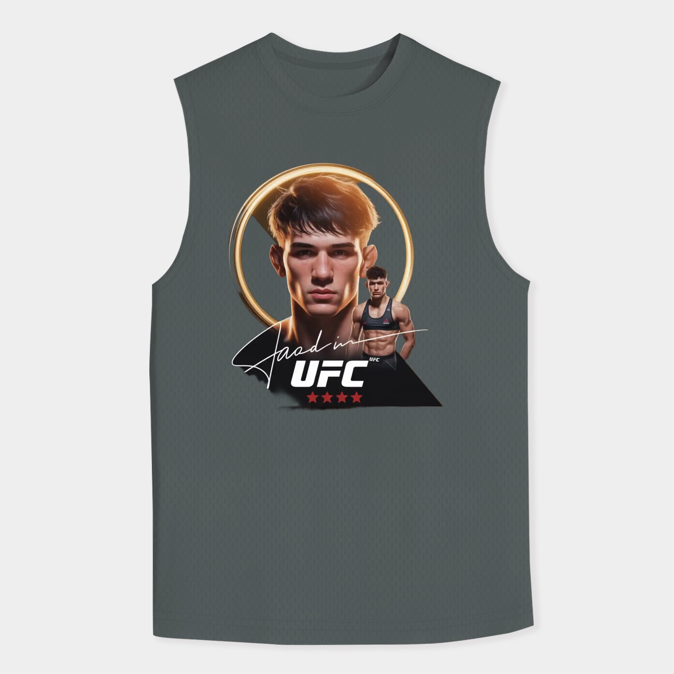 UFC Hasbulla Signature Double Sided Men's Big & Tall Tank Top