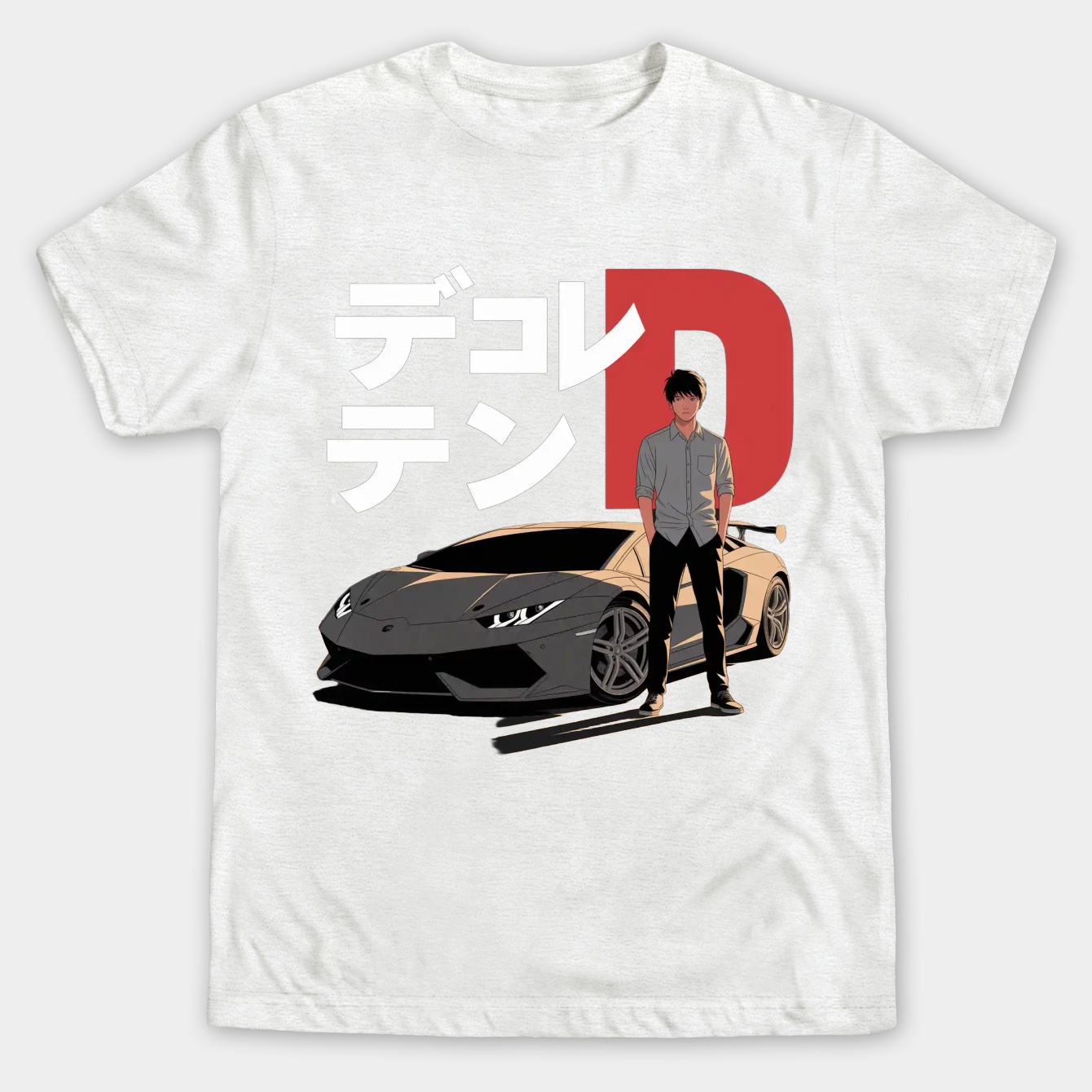 Initial D Takumi Men's Big & Tall T-shirt