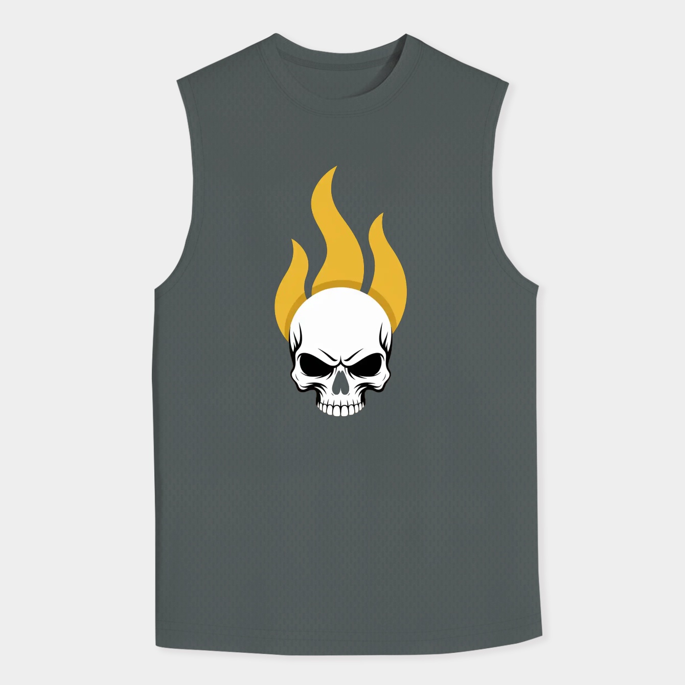 Ghost Rider Skull Flame Men's Tank Top