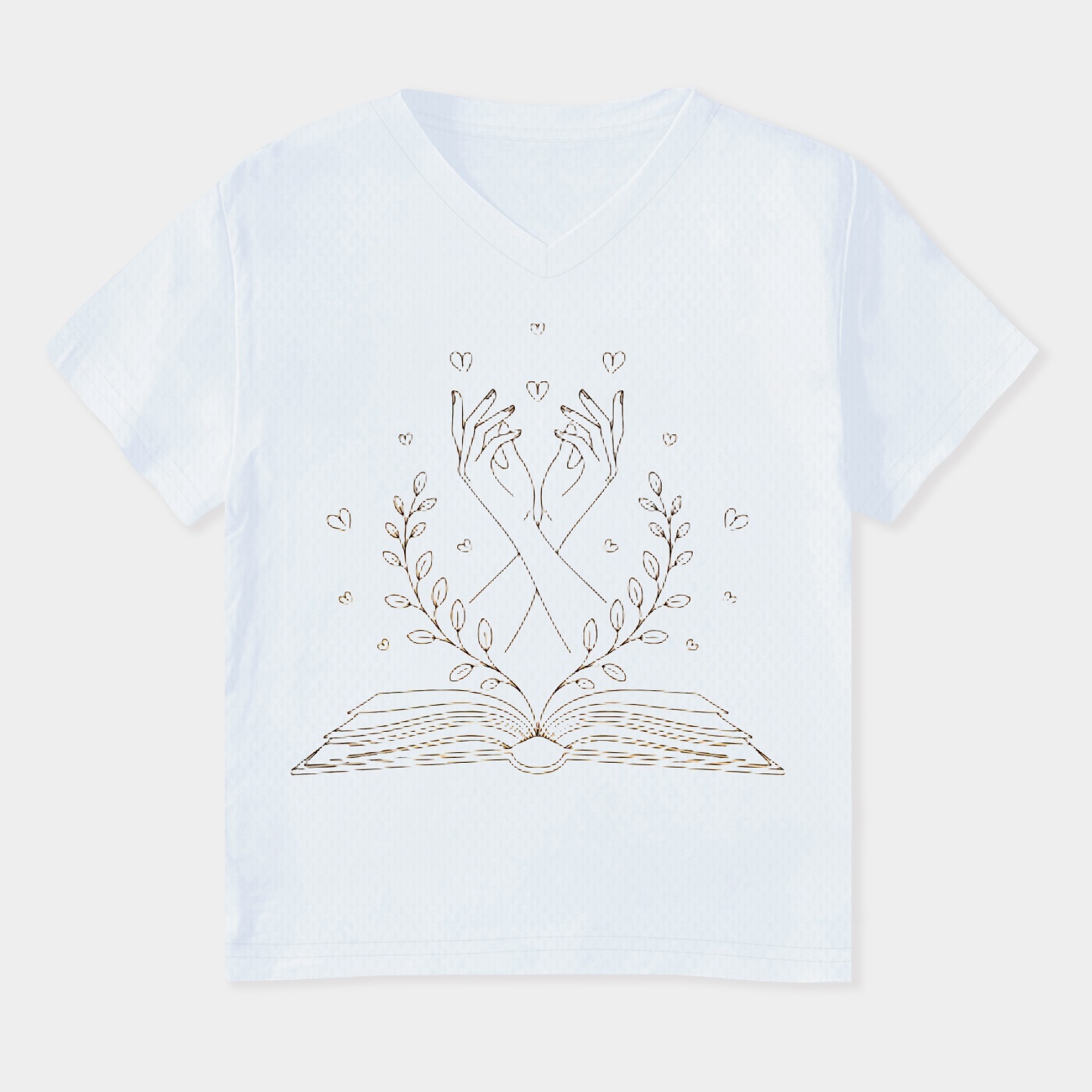 Nico Robin's Cien Fleur Women's Plus Size V-Neck T-Shirt