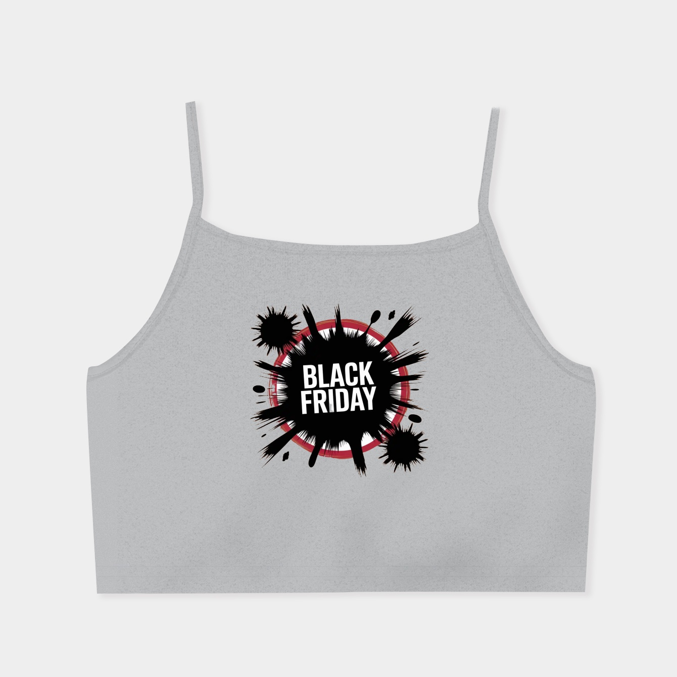 Black Friday Women's  Spaghetti Strap Tank Top