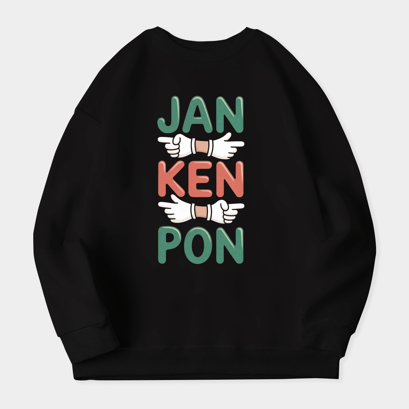 Jan ken pon Women's Crewneck Sweatshirt