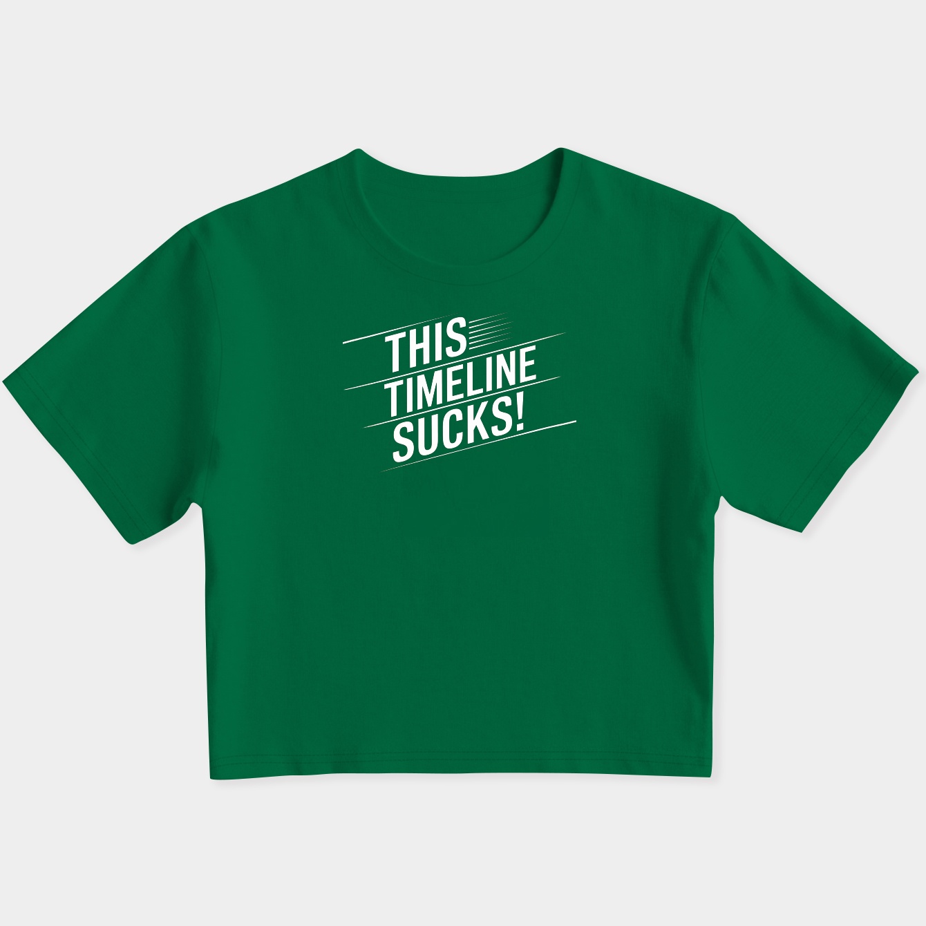 This timeline sucks! Women's Slim Fit Baby Tee