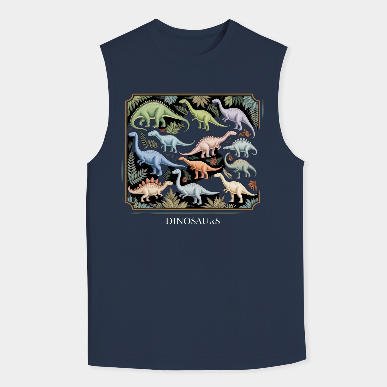 Dinosaurs Men's Big & Tall Tank Top