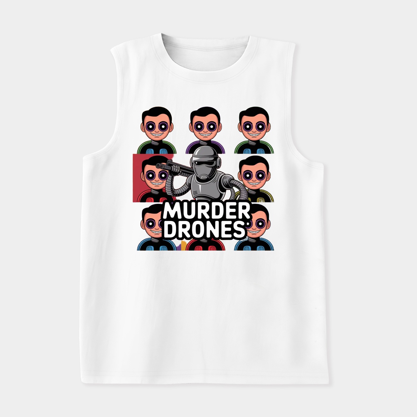 Murder Drones Character Grid Women's Soft Tank Top