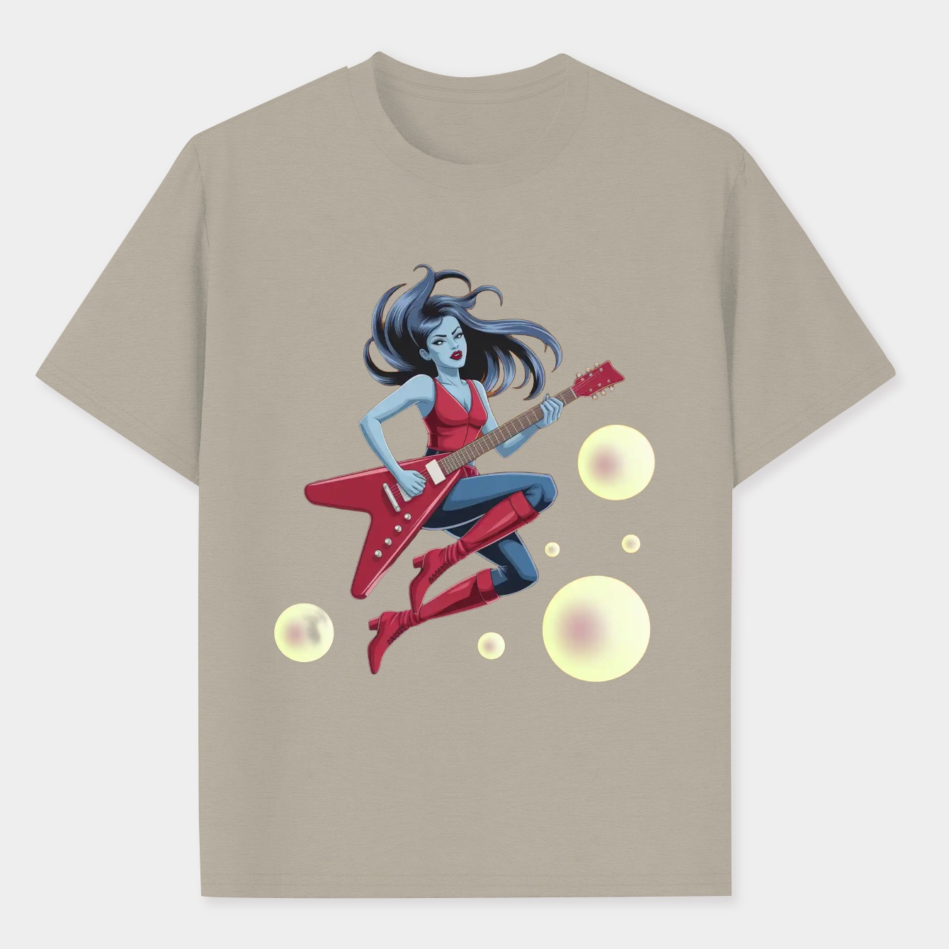 Marceline the Vampire Rock Queen Men's Performance Athletic T-Shirt