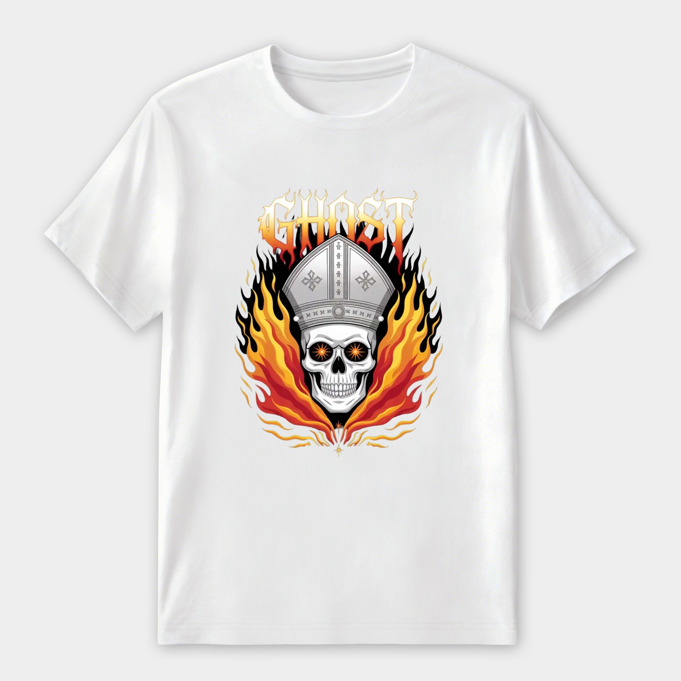 Ghost Papa Emeritus IV Flames Women's Premium Soft T-Shirt
