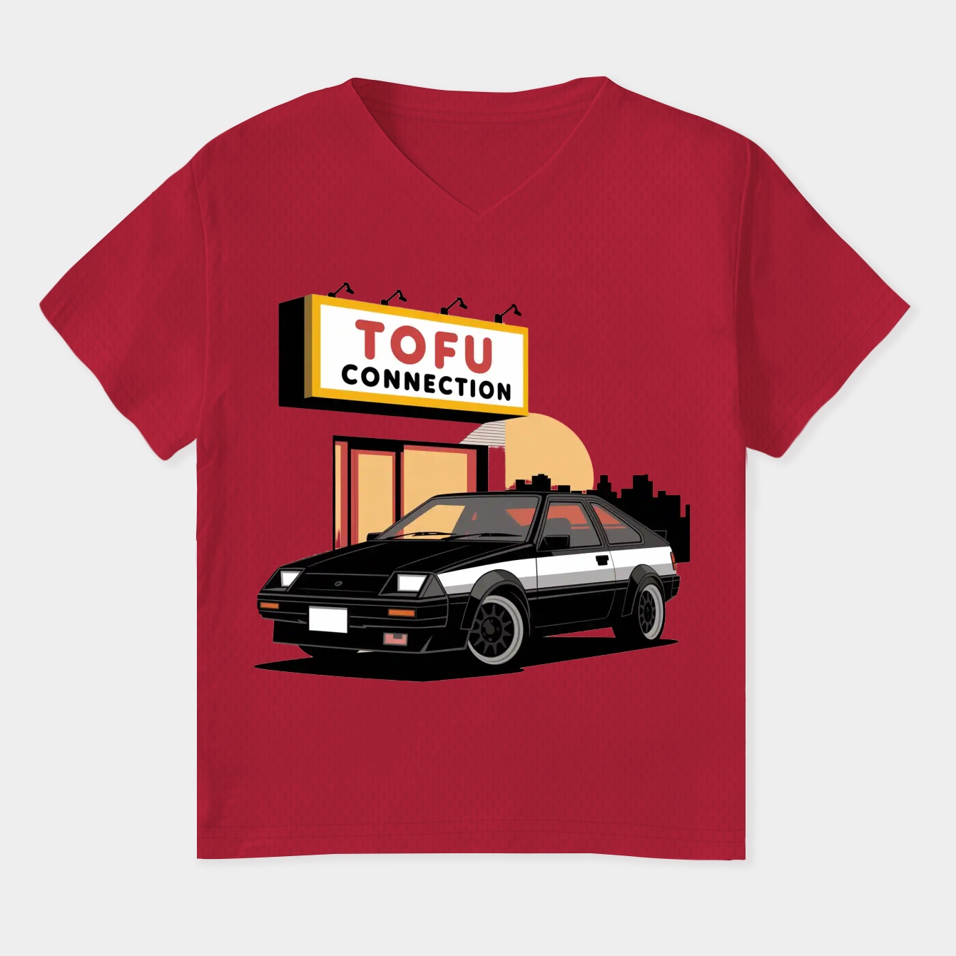 Sprinter Trueno AE86 Initial D Women's Plus Size V-Neck T-Shirt