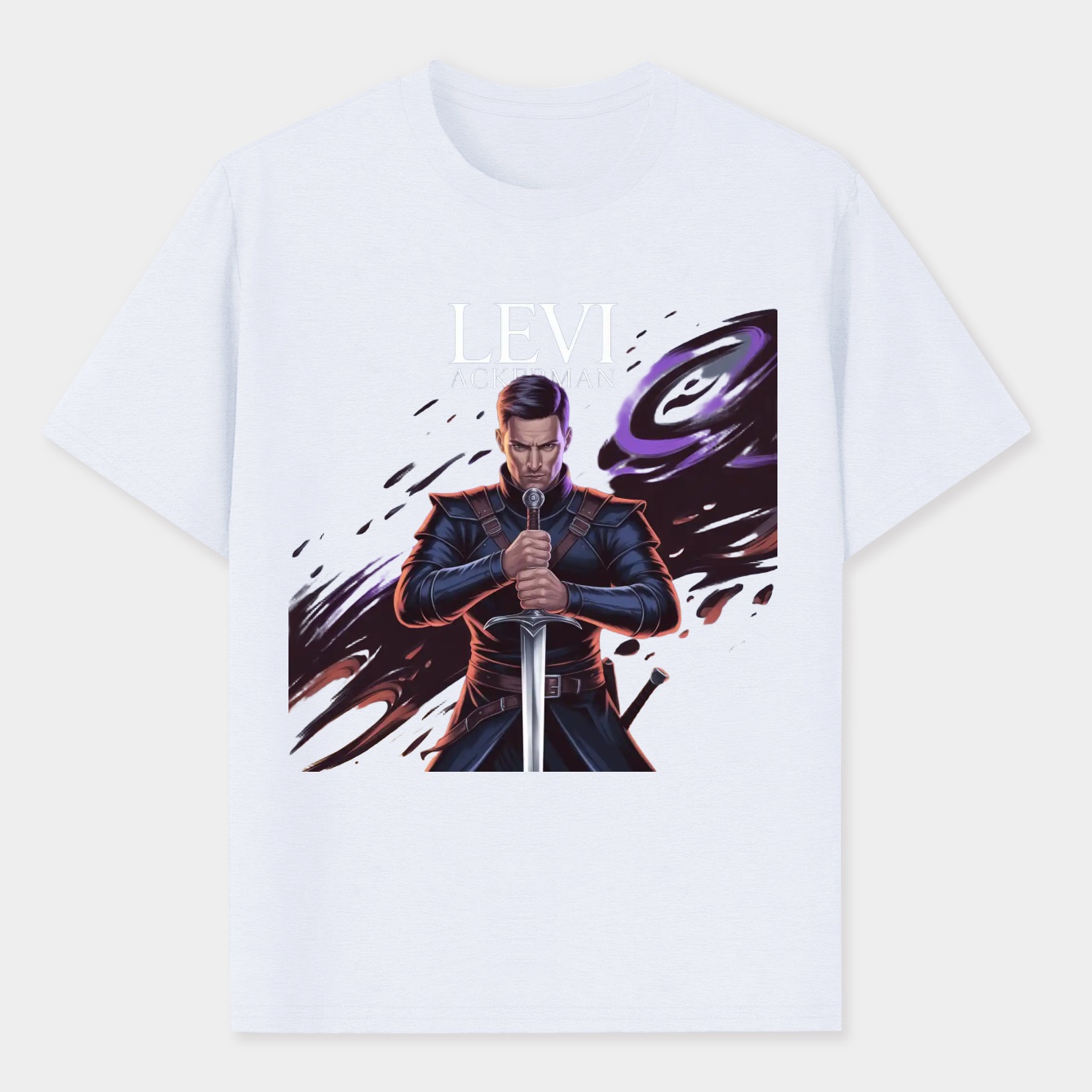 levi ackerman art Men's Performance Athletic T-Shirt