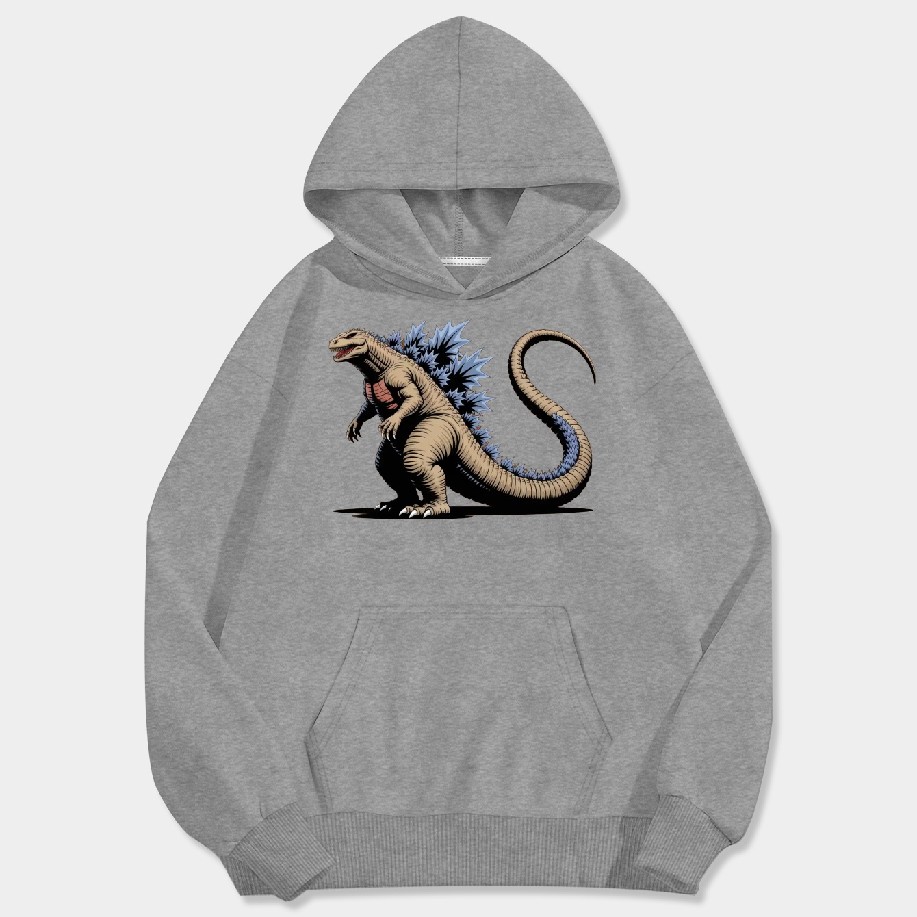 Godzilla Creature by Pollux Men's Big & Tall Hoodie
