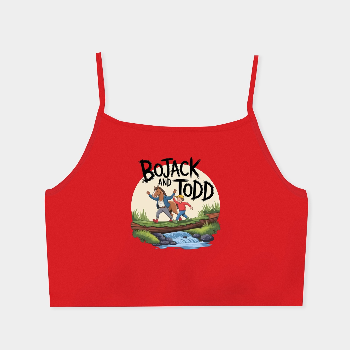 Bojack and Todd Women's  Spaghetti Strap Tank Top