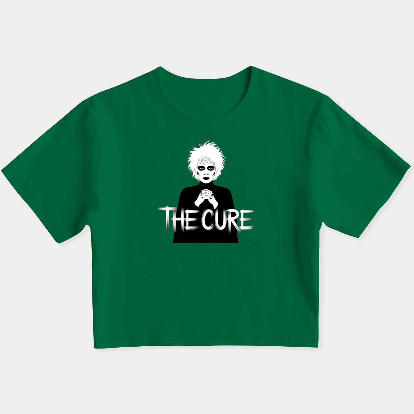 the cure robert smith Women's Slim Fit Baby Tee
