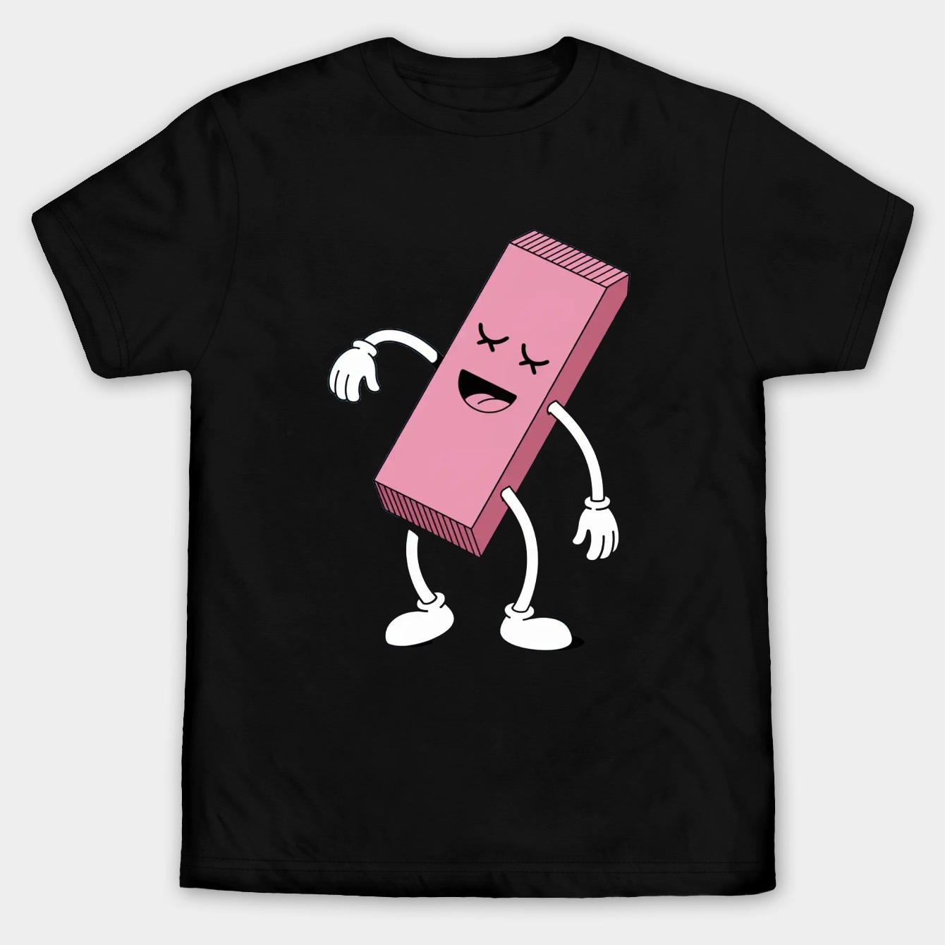 He left us... Eraser Men's Big & Tall T-shirt