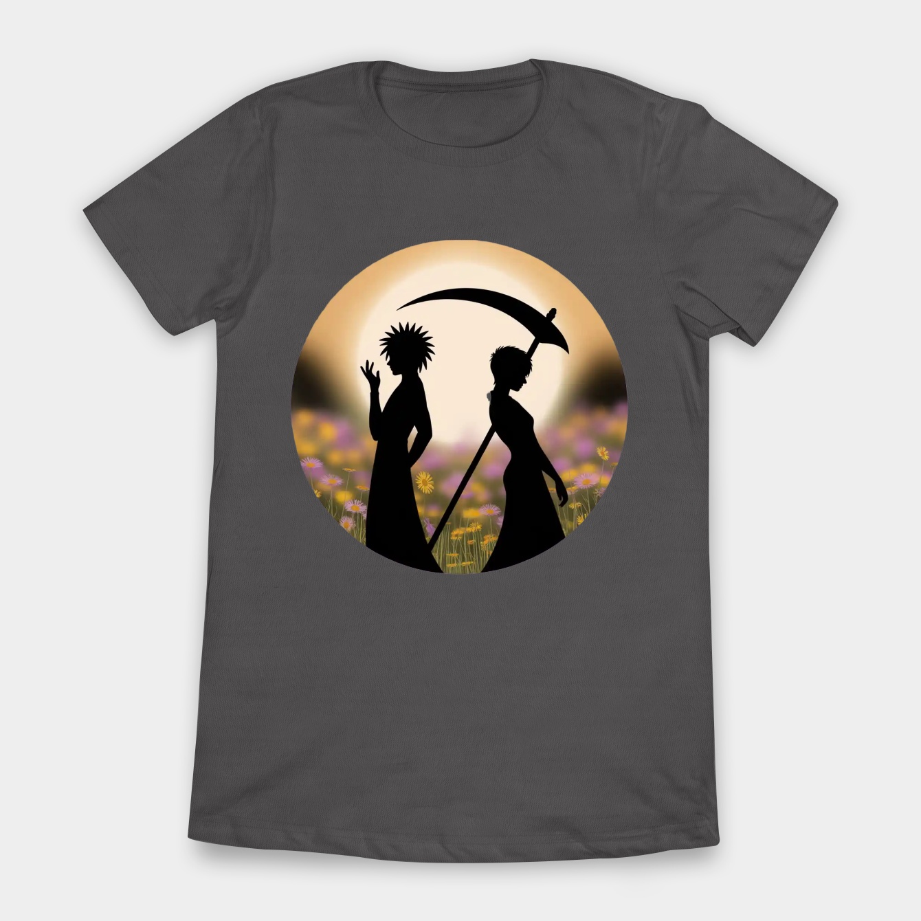 Scribble HxH Silhouette Circle Women's T-Shirt