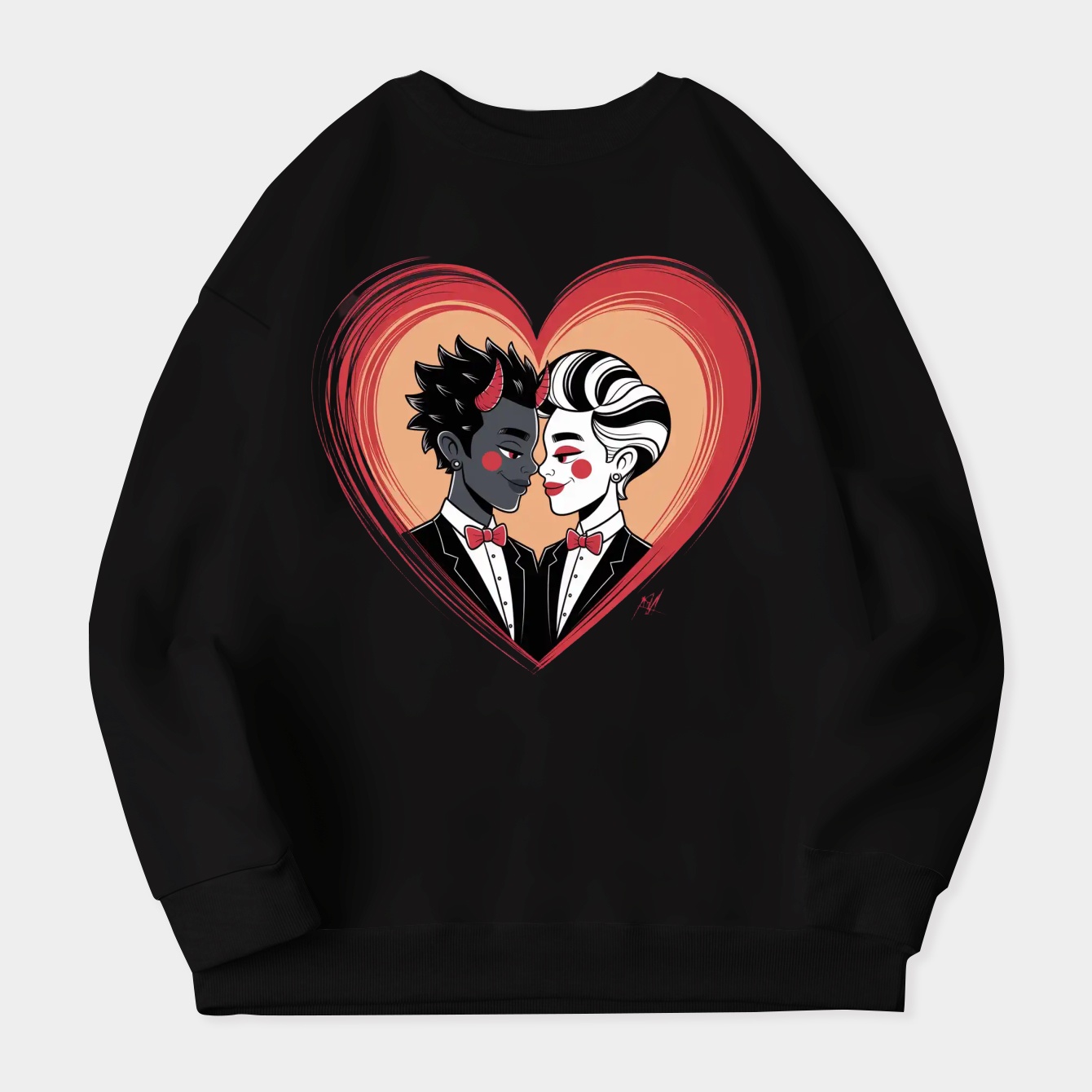 Moxxie & Millie - Helluva Boss Women's Crewneck Sweatshirt