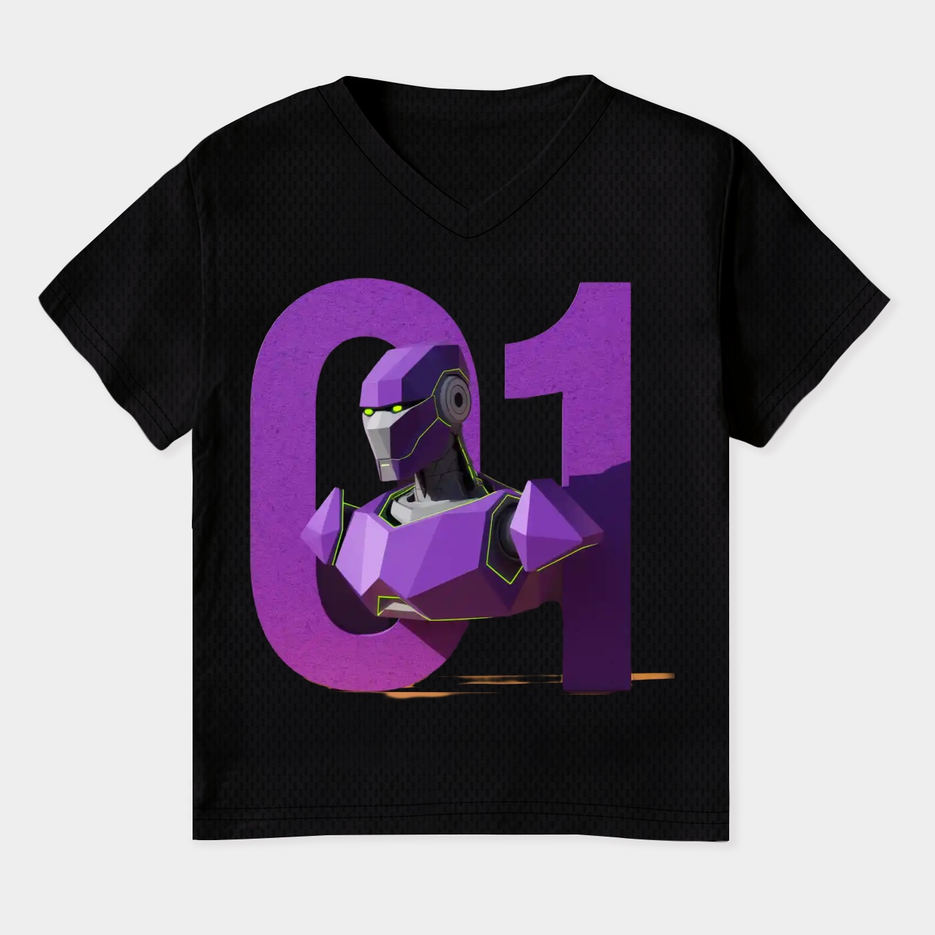 EVA Unit Number 01 Women's Plus Size V-Neck T-Shirt