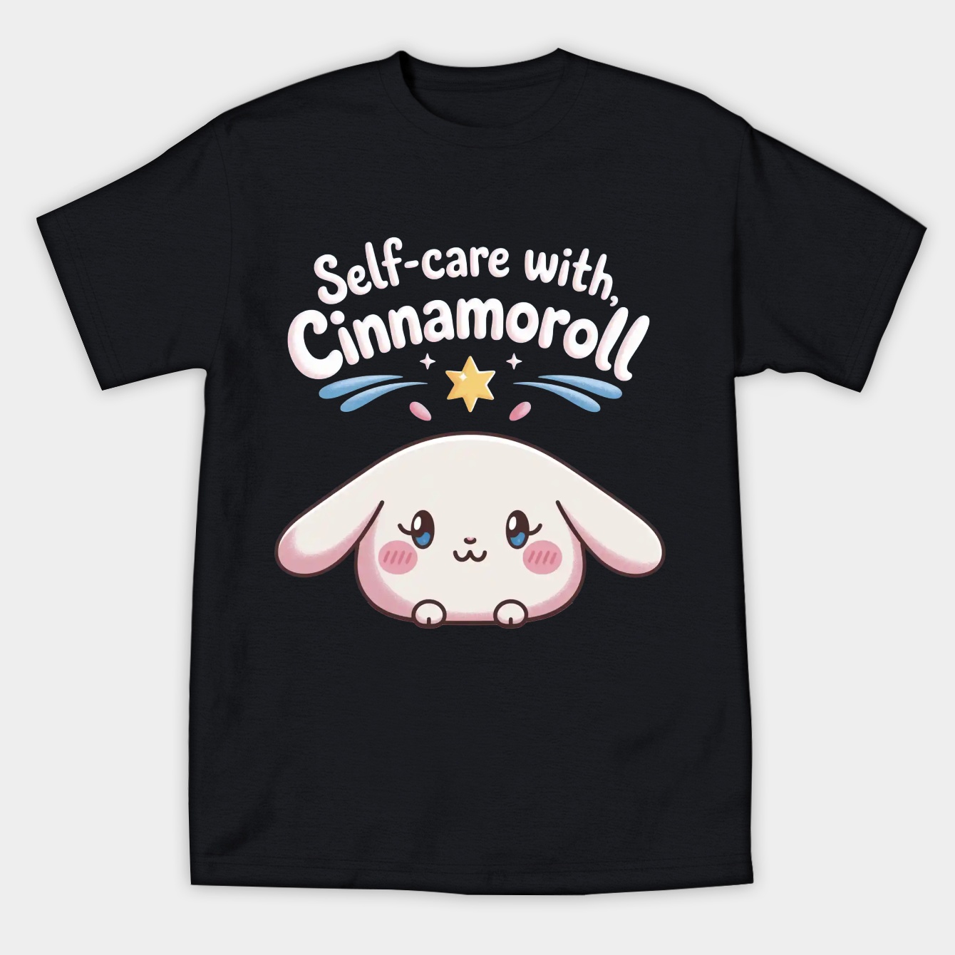 Cinnan Self-Care with Cinnamoroll Women's Athletic Performance T-Shirt