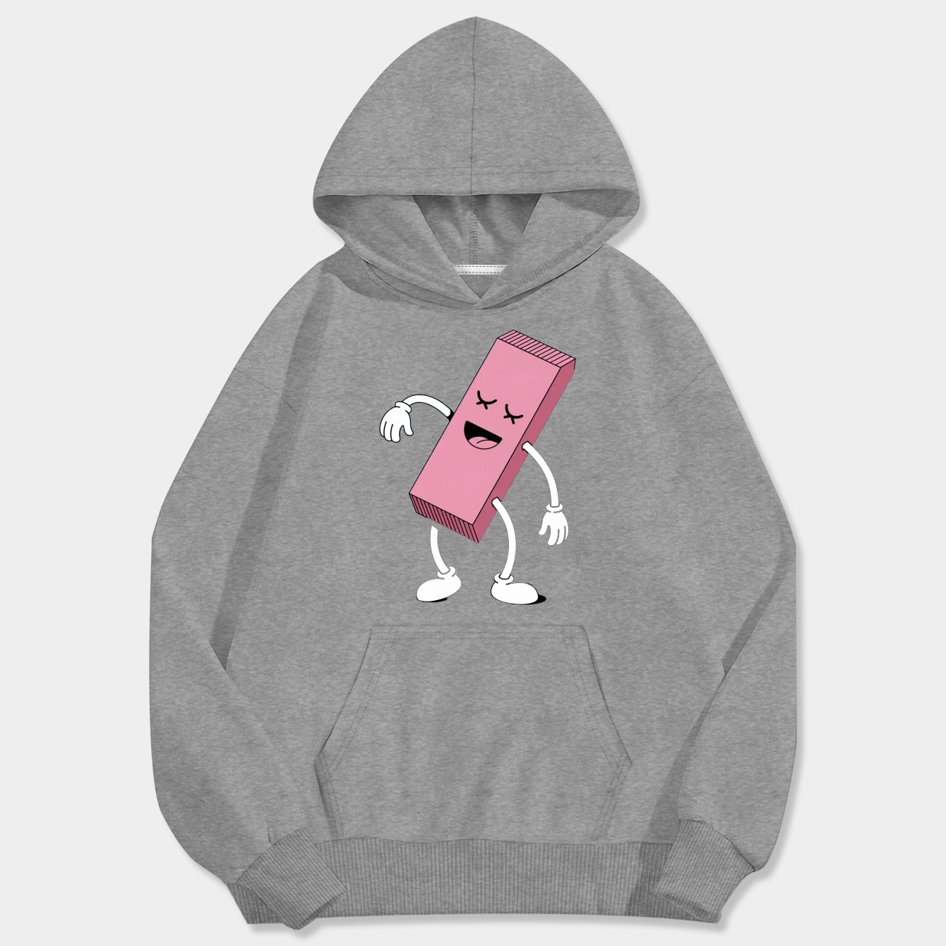He left us... Eraser Men's Big & Tall Hoodie