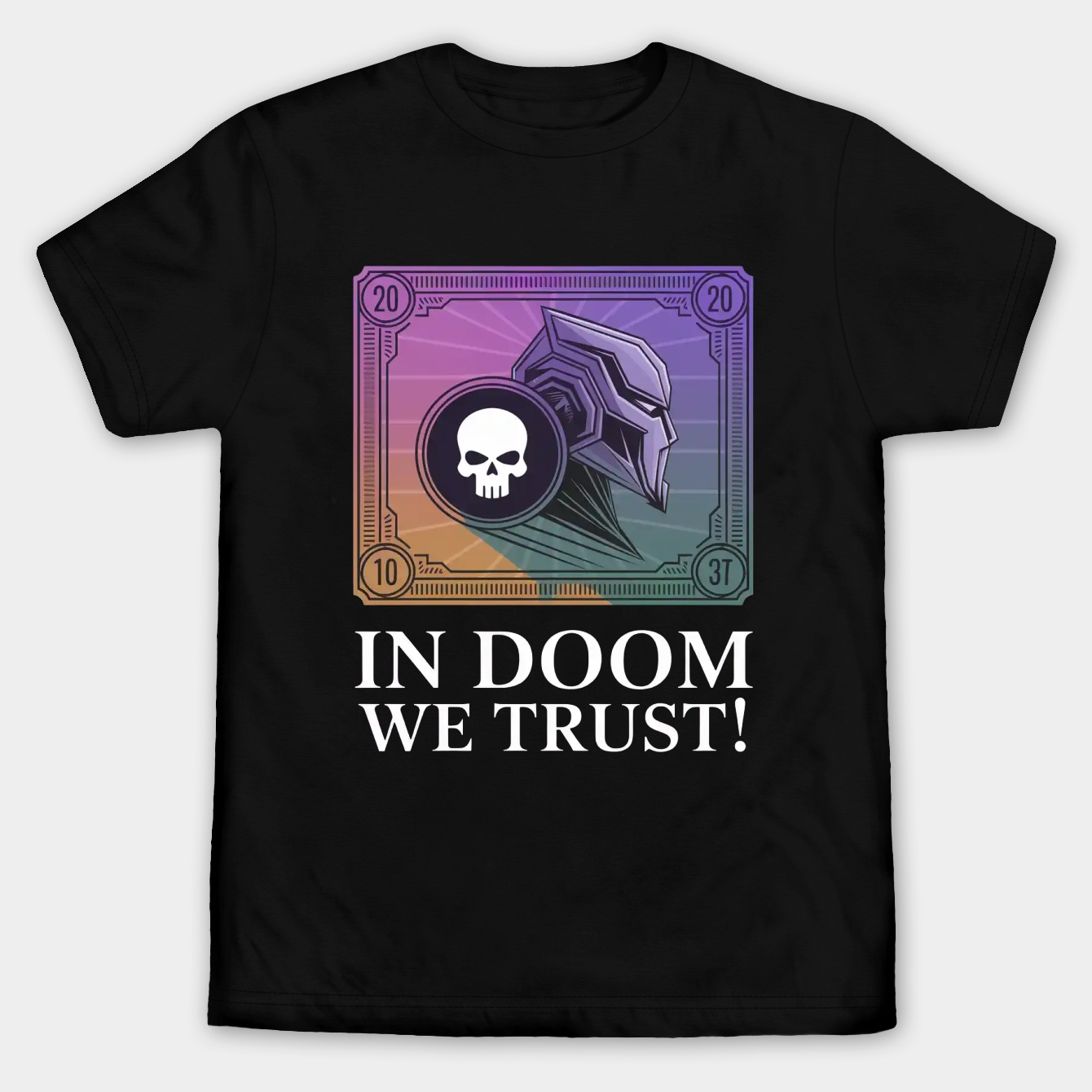 In Doom We Trust! Men's Big & Tall T-shirt