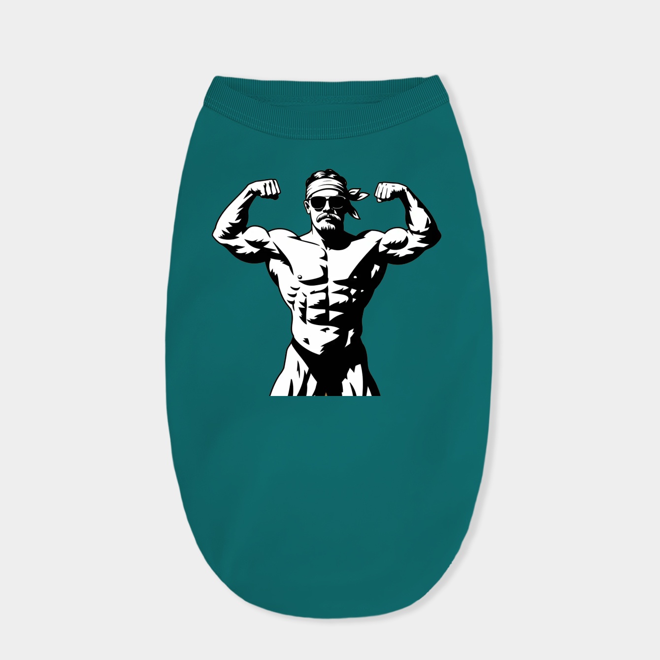 hulk hogan flexing pose Dog Shirt