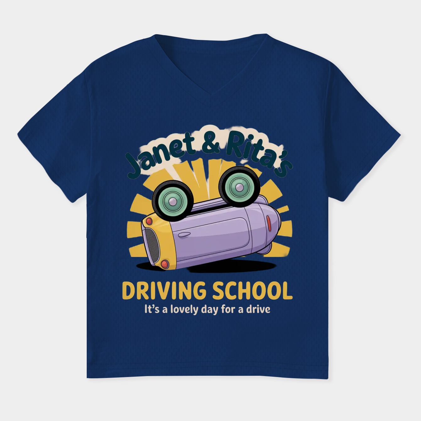 Driving School Women's Plus Size V-Neck T-Shirt