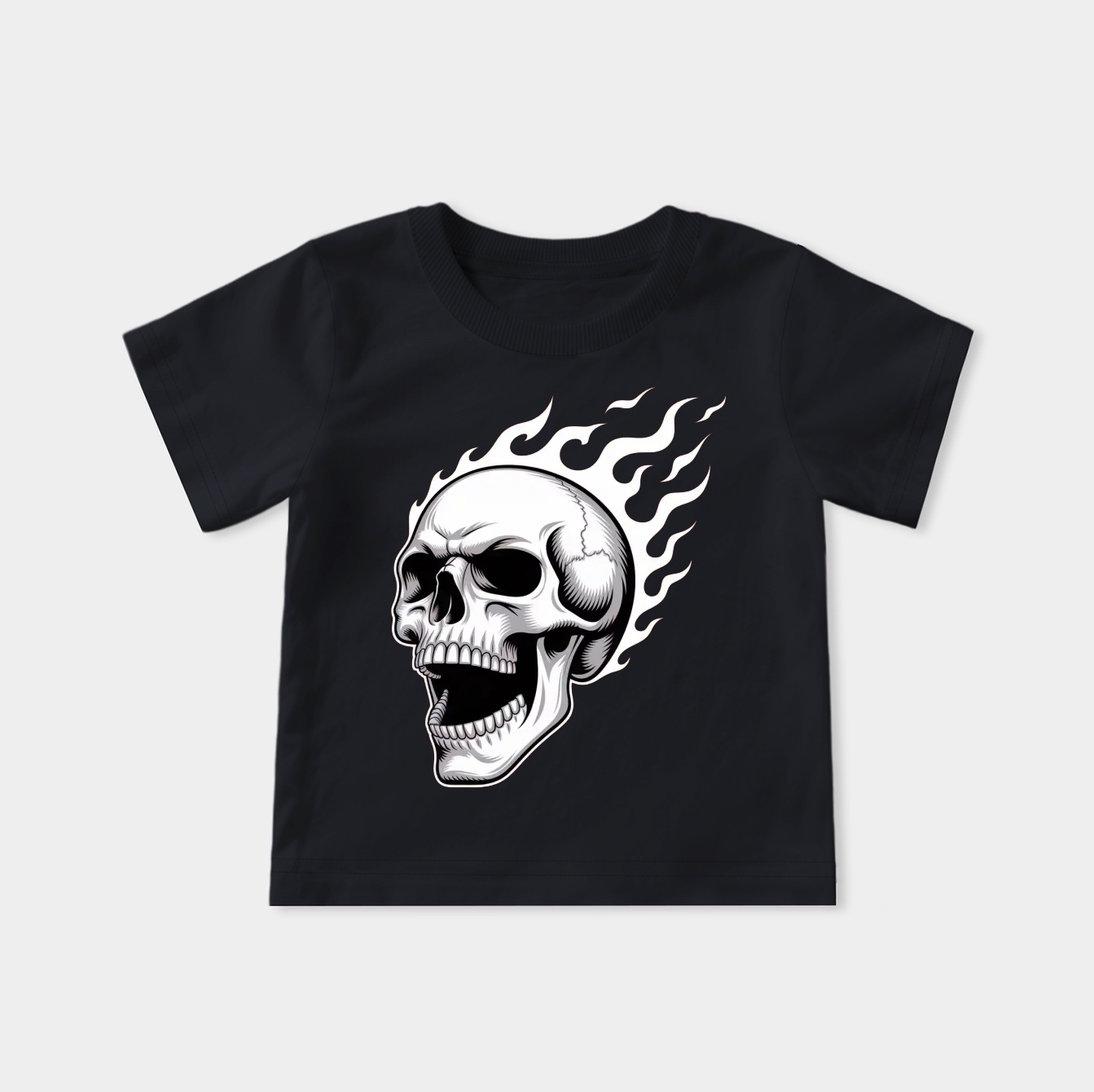 Ghost Rider Skull Flame Youth Classic T-Shirt