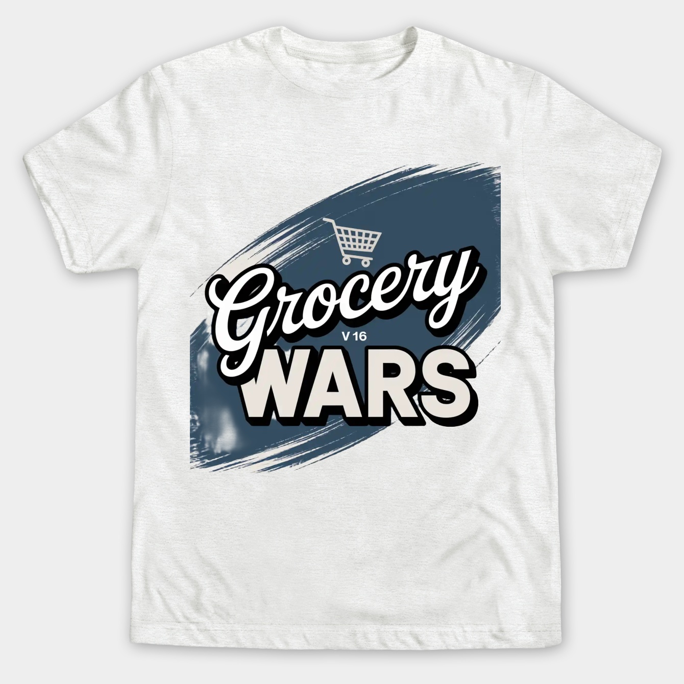 Retro Grocery Wars Logo Men's Big & Tall T-shirt