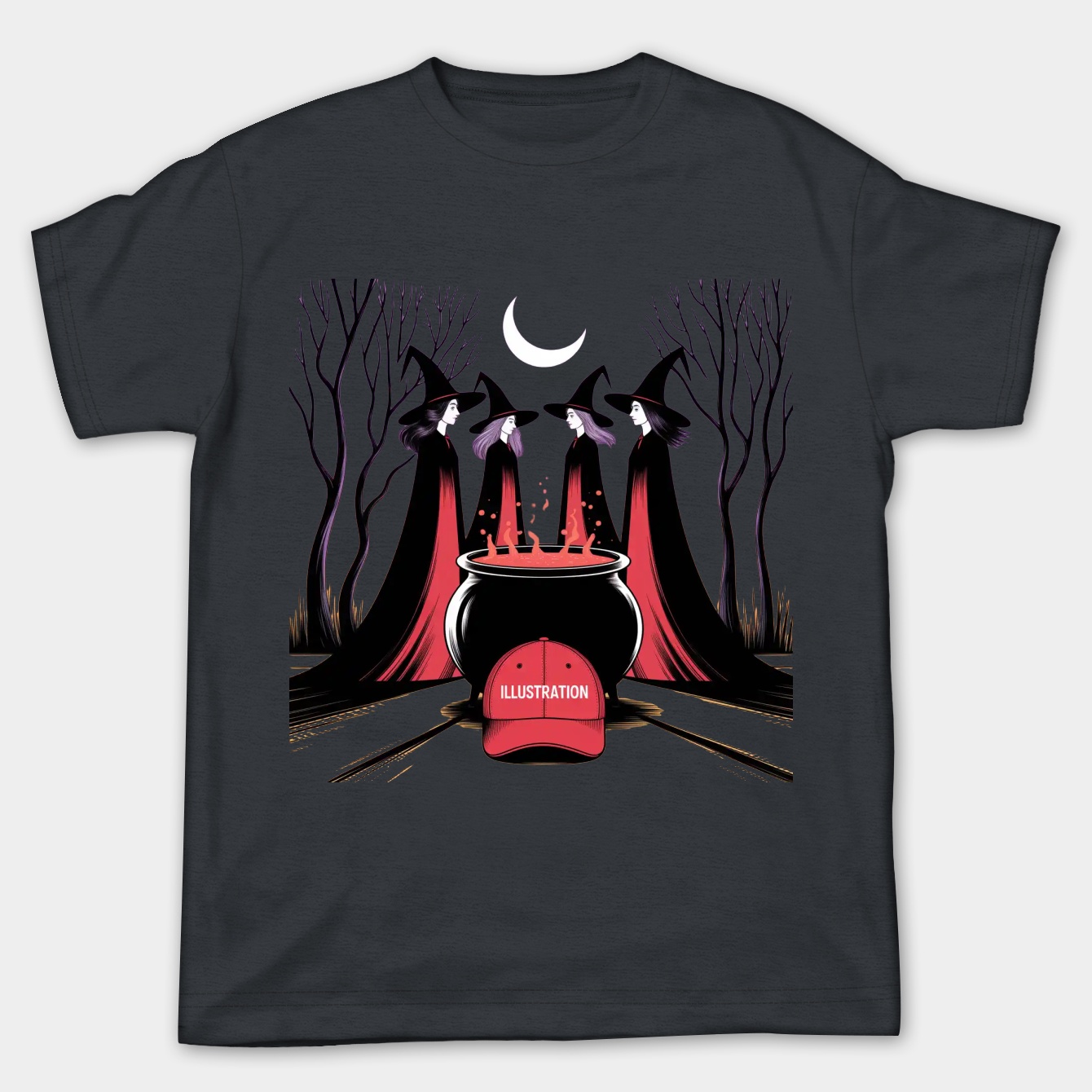 Anti-trump Witches Cauldron Scene