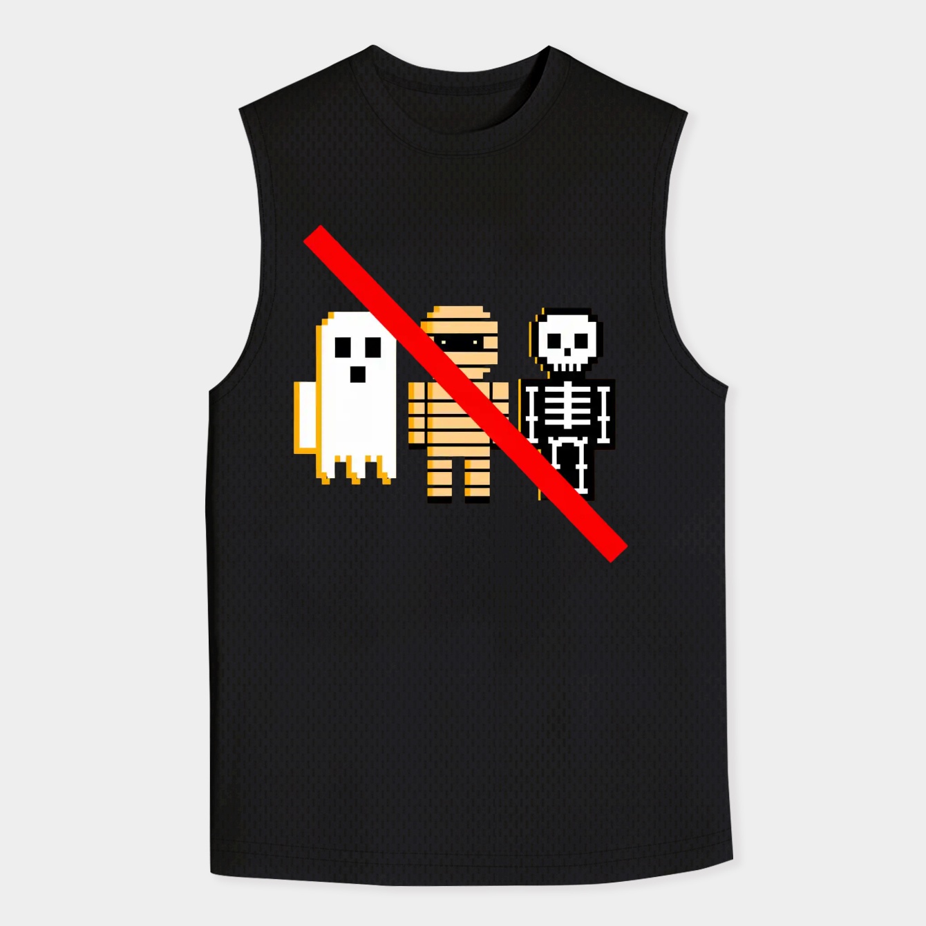 No Ghost Here! Halloween Men's Tank Top