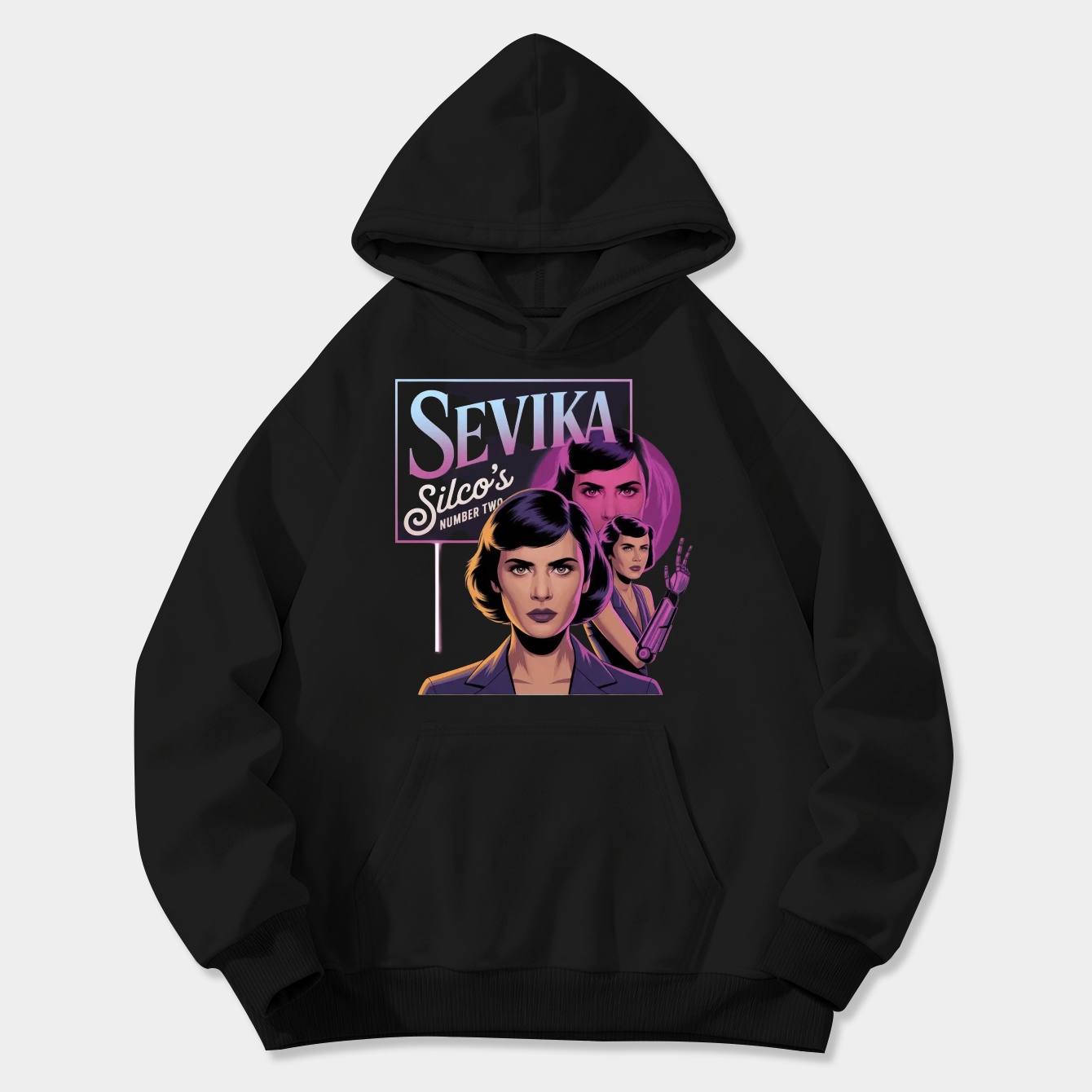 90s Sevika Women's Plus Size Hoodie