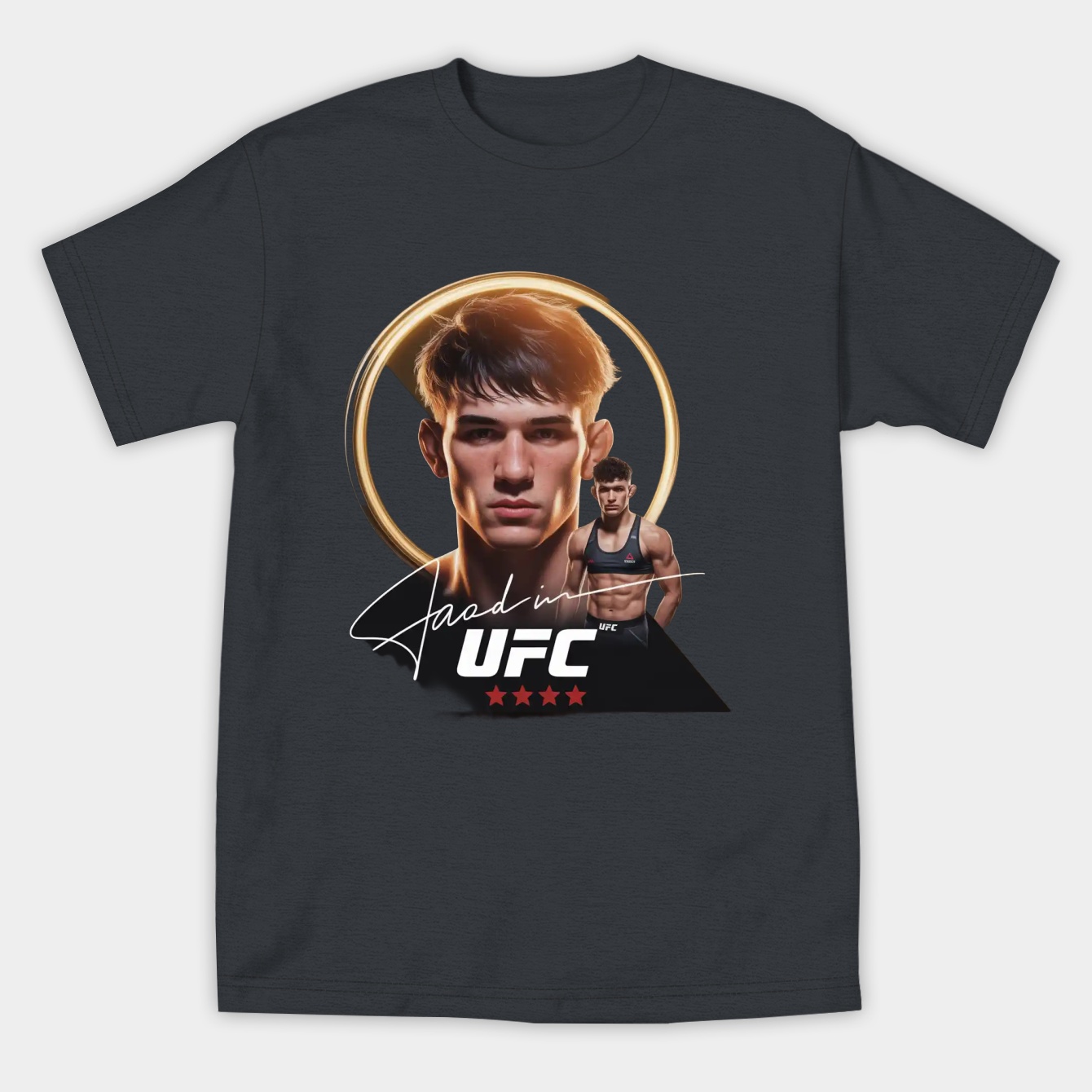 UFC Hasbulla Signature Double Sided Women's Athletic Performance T-Shirt