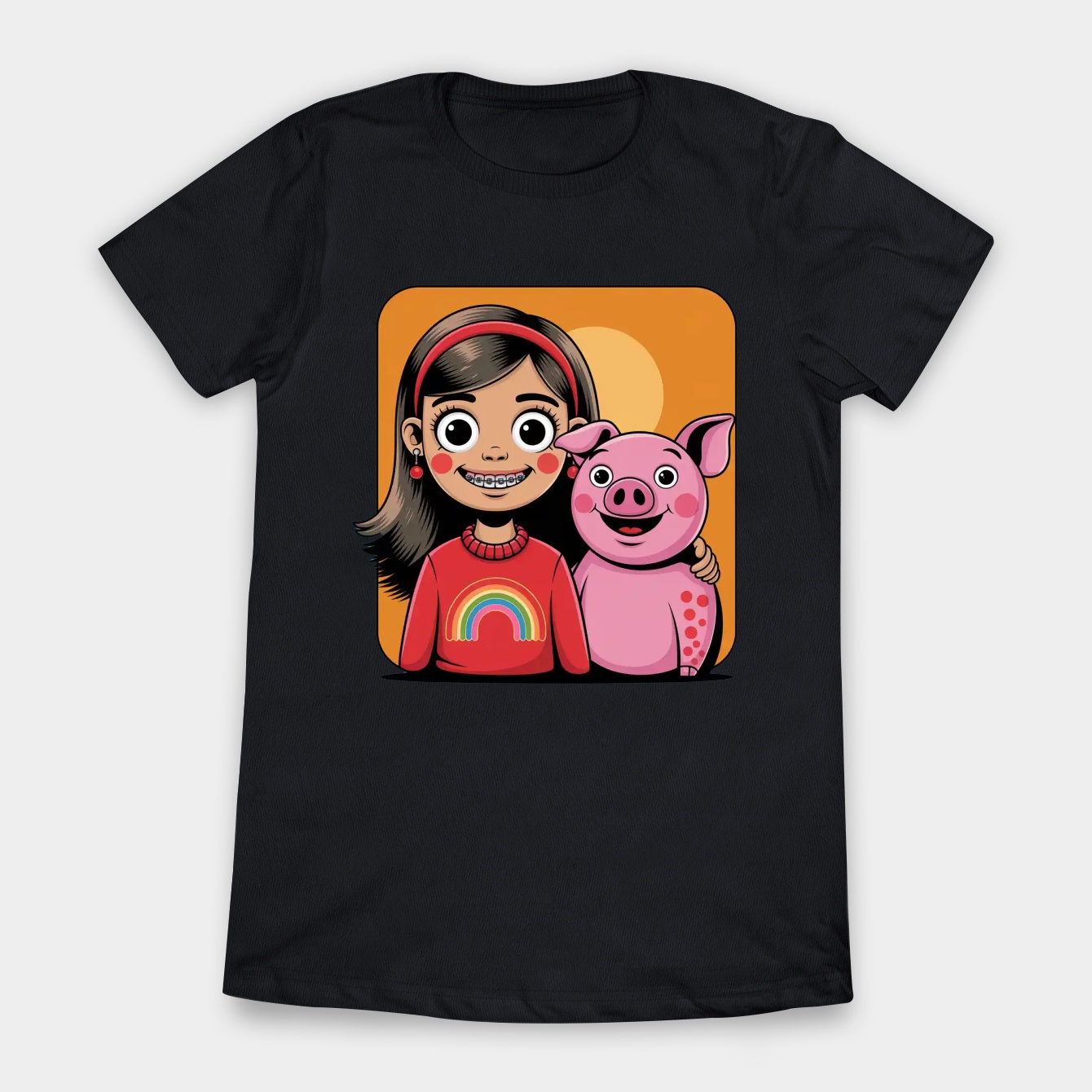 Gravity Falls Mabel & Waddles Women's T-Shirt